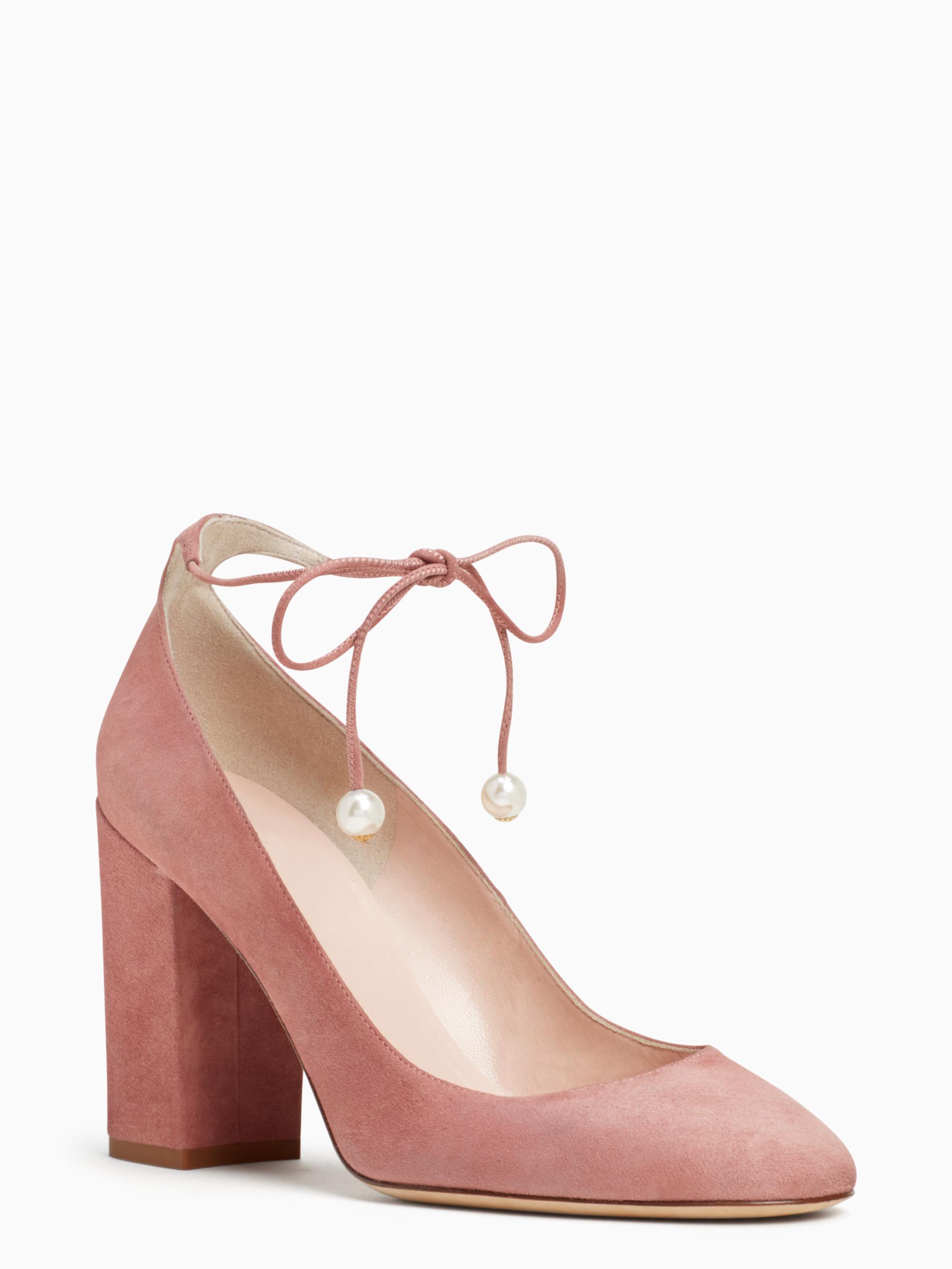 kate spade pink heels