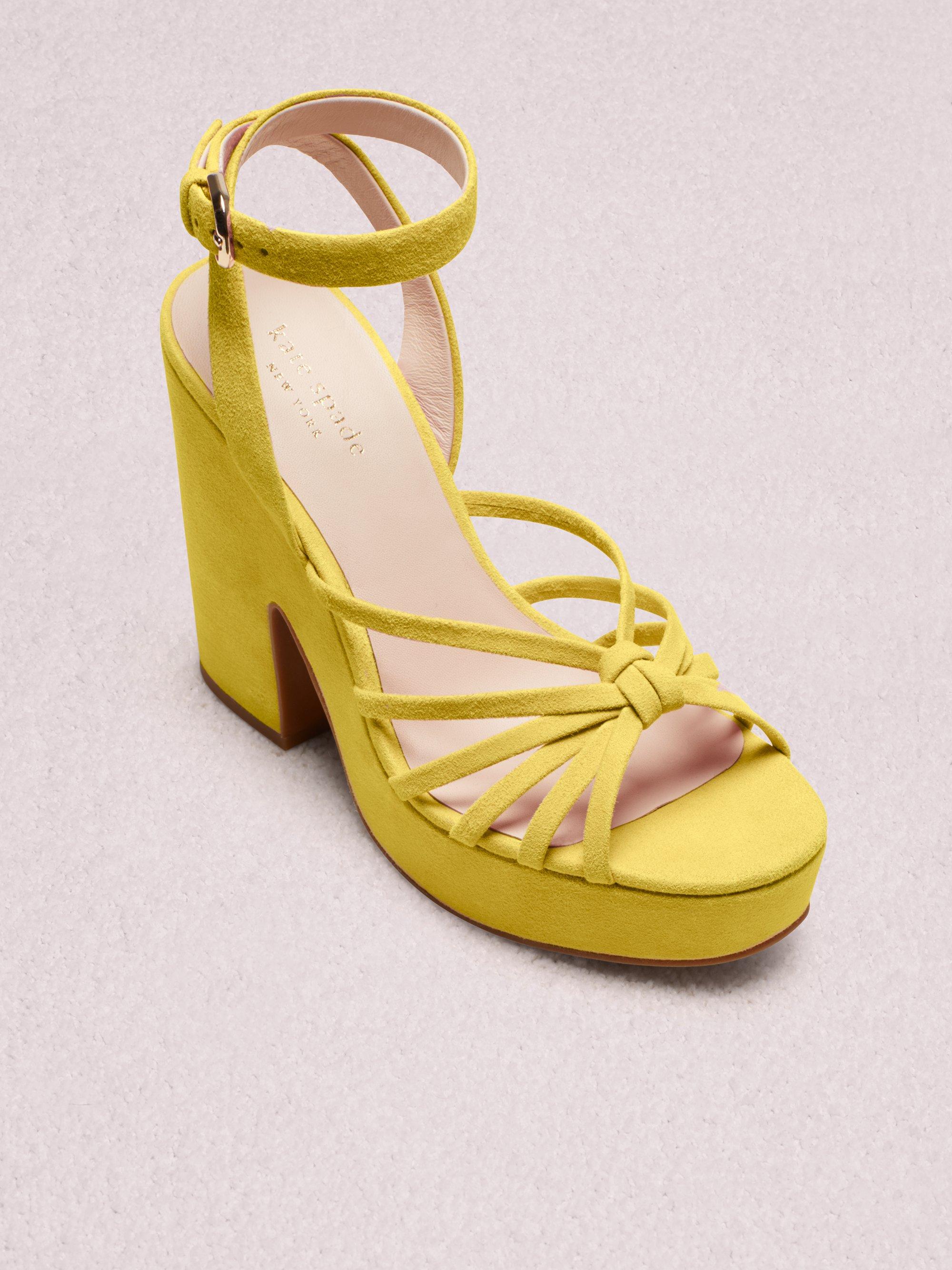 kate spade yellow flats