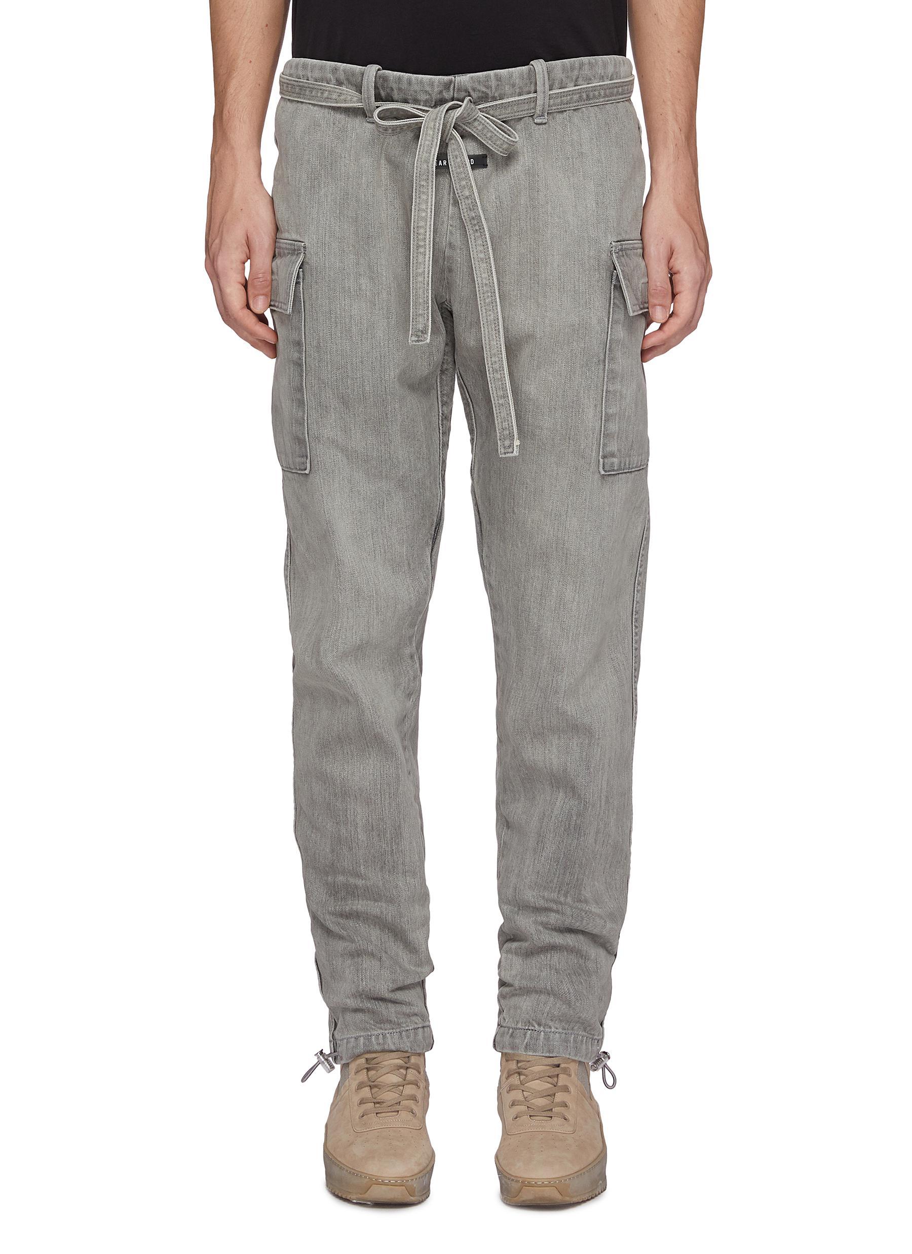 fear of god nylon cargo pants