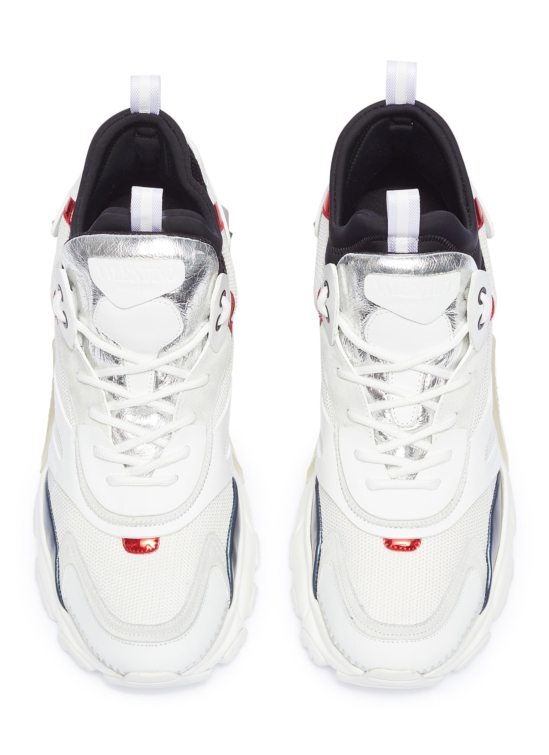 mens valentino bounce sock sneakers