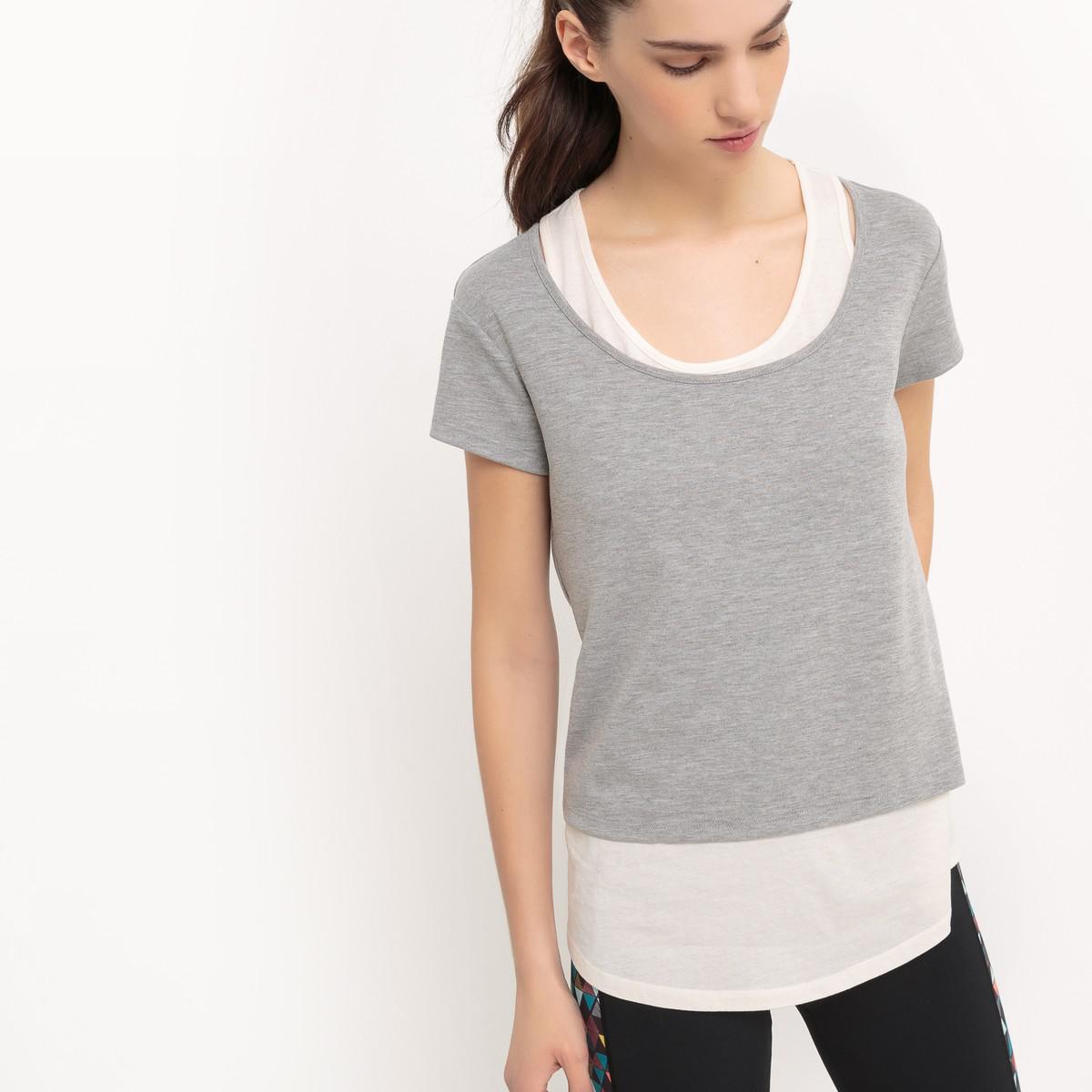 Lyst - La Redoute 2-in-1 T-shirt/vest in Gray