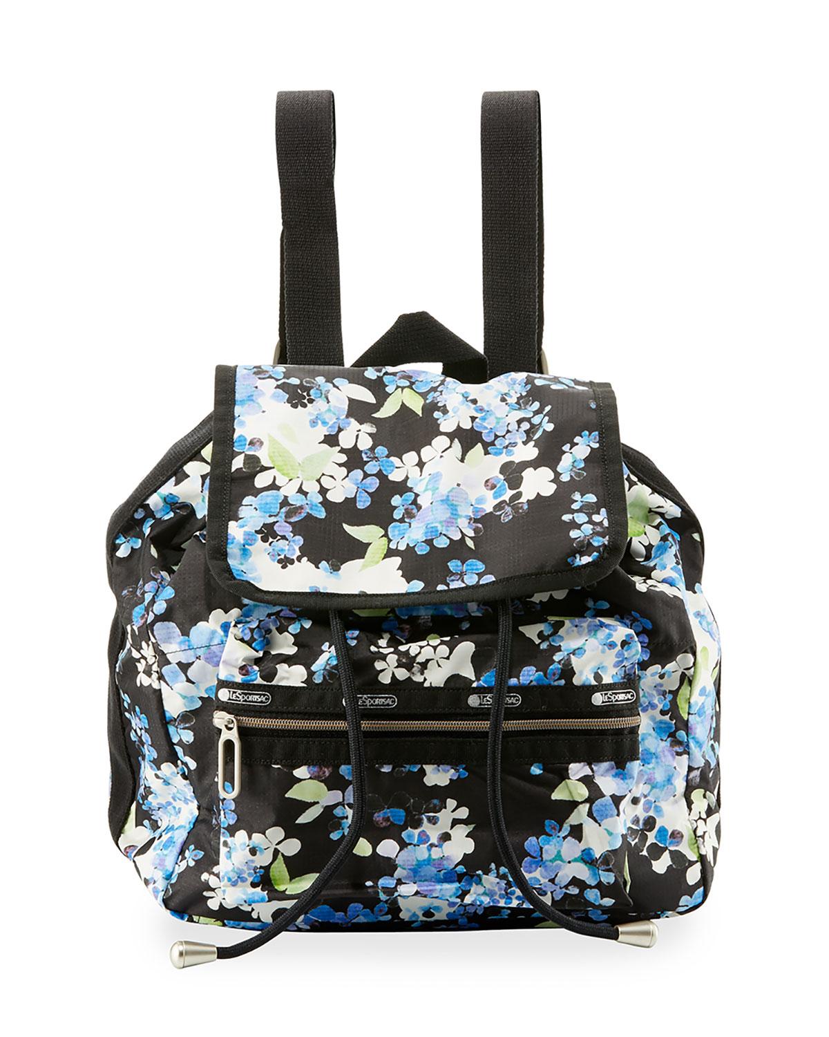 Lesportsac Mini Voyager Flaptop Backpack in Black Lyst
