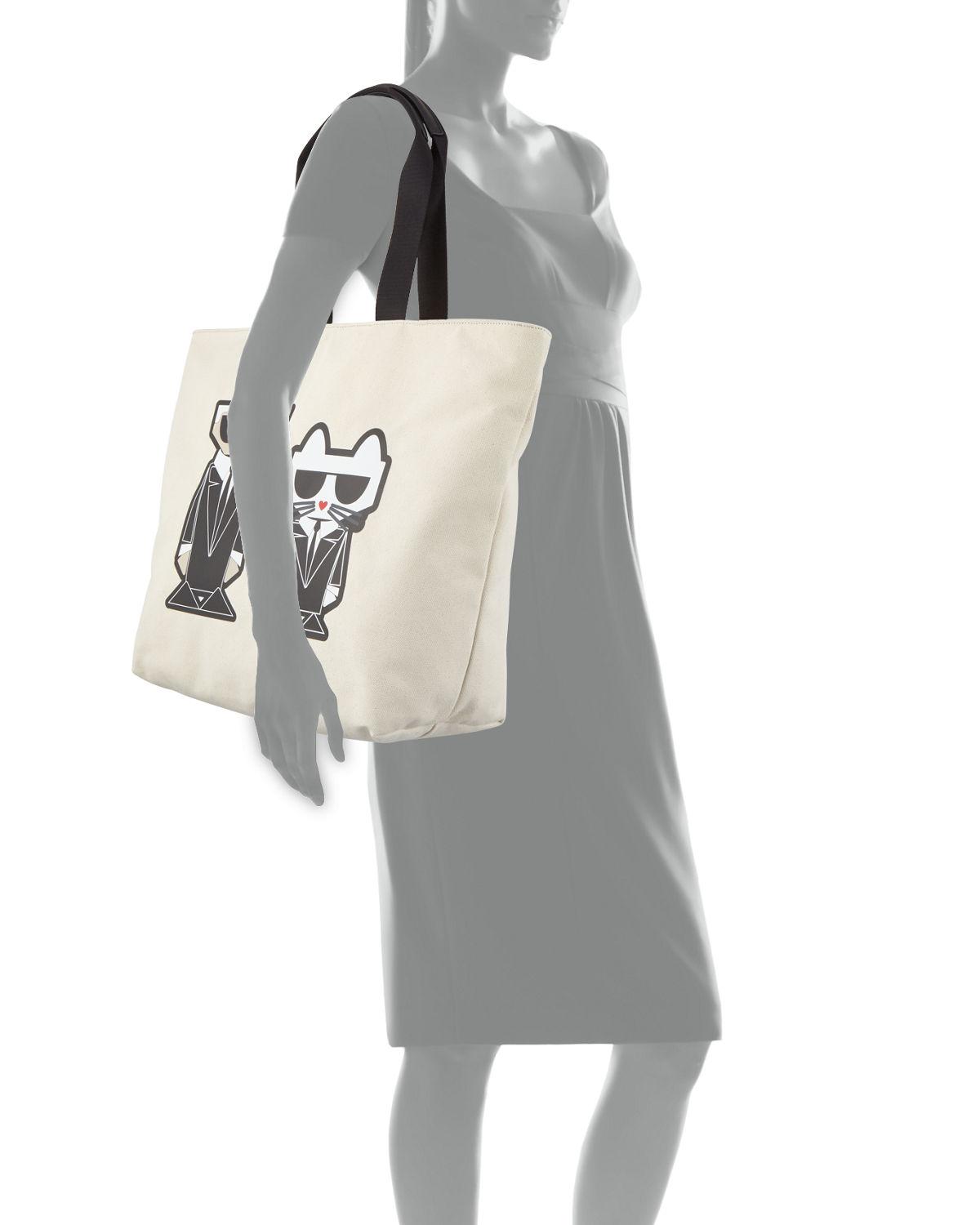 lagerfeld tote bag