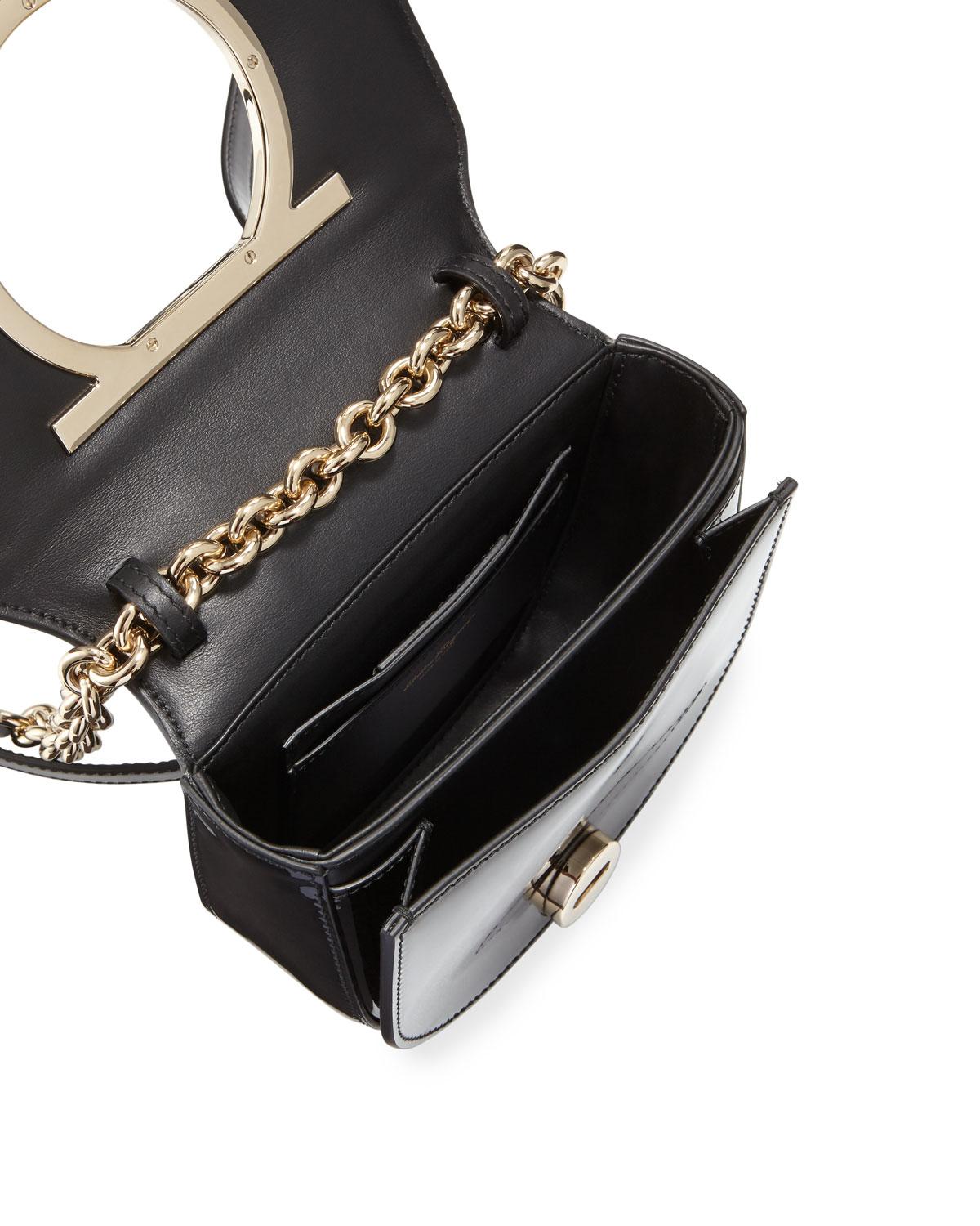 Small Black Patent Cross Body Bag Literacy Basics
