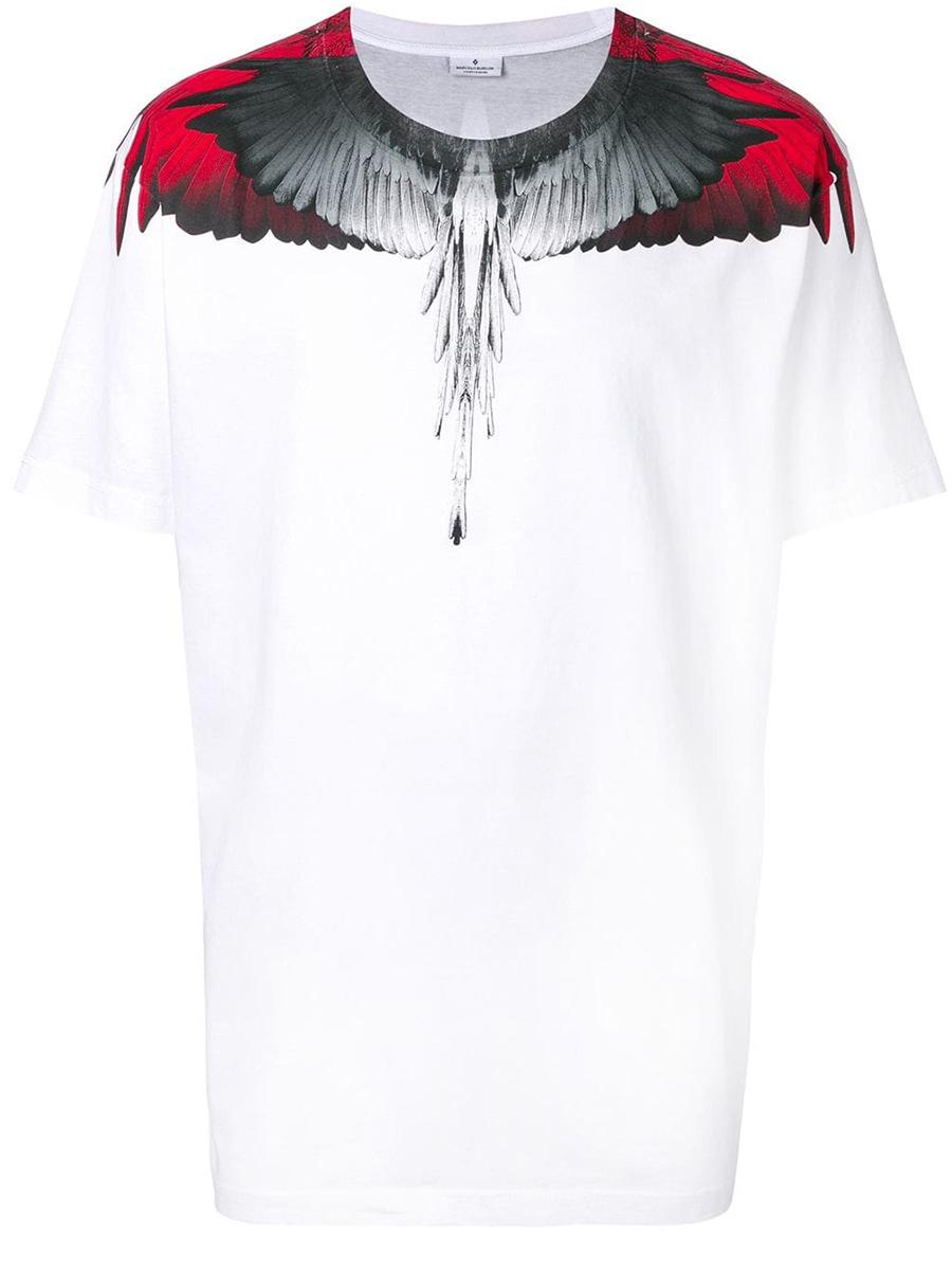 Lyst - Marcelo Burlon T-shirt Wings White in White for Men