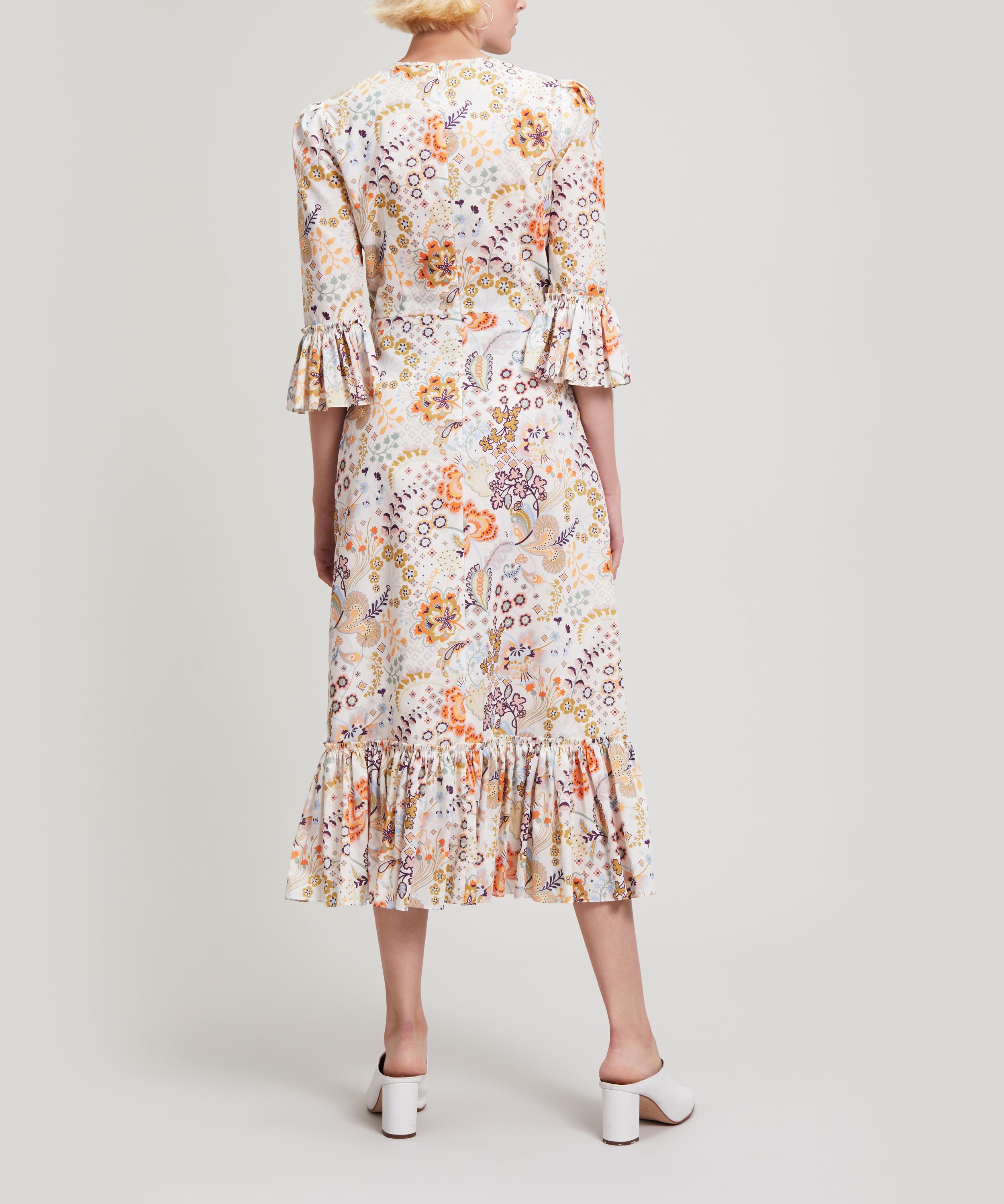 Lyst - The Vampire'S Wife Falconetti Floral Silk Dress