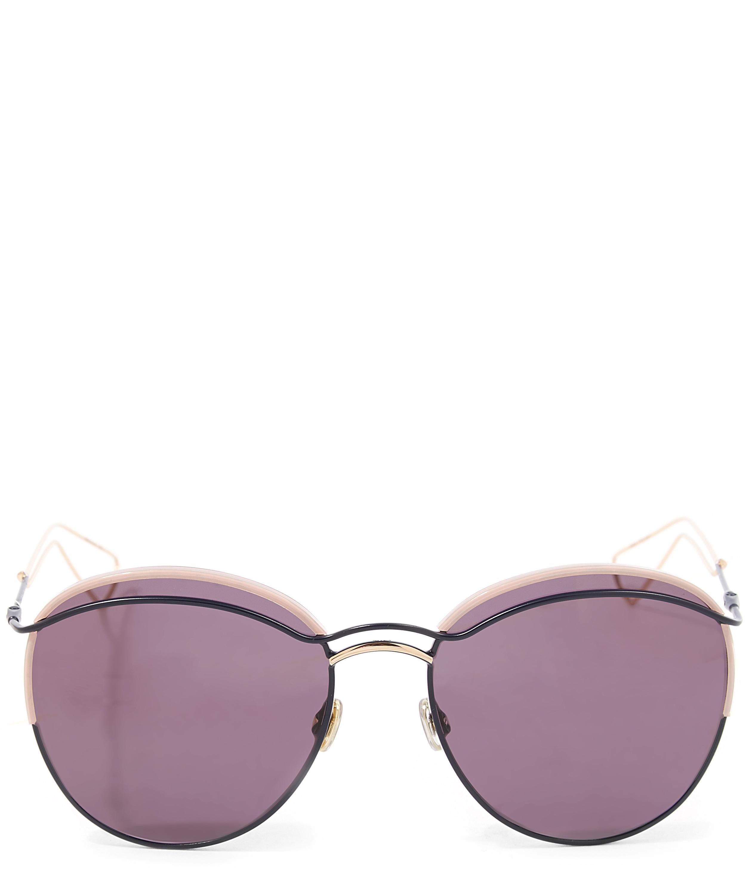 Lyst - Dior Ound Sunglasses in Pink