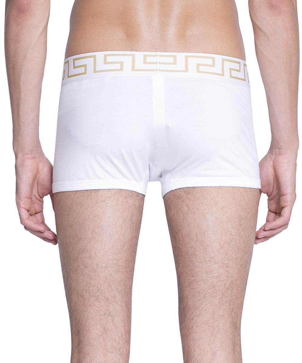 Lyst Versace Cotton Boxer Briefs in White for Men