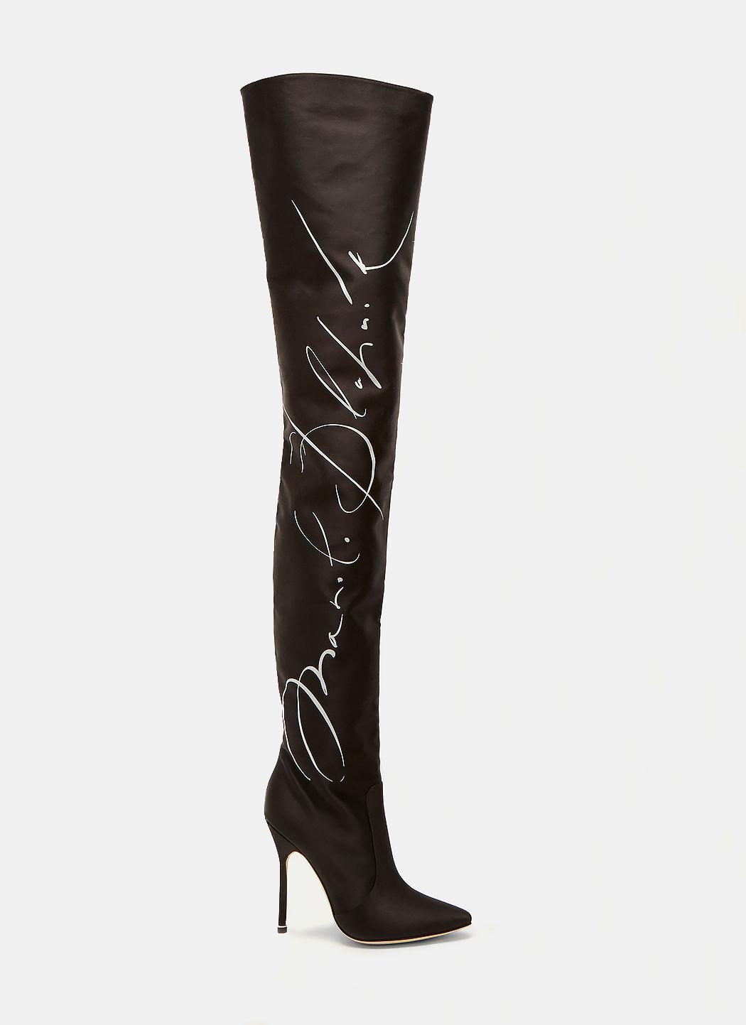 vetements thigh high boots