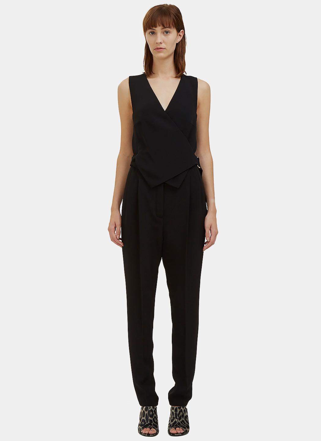 Lyst - Lanvin Women's Waistcoat Jumpsuit In Black in Black