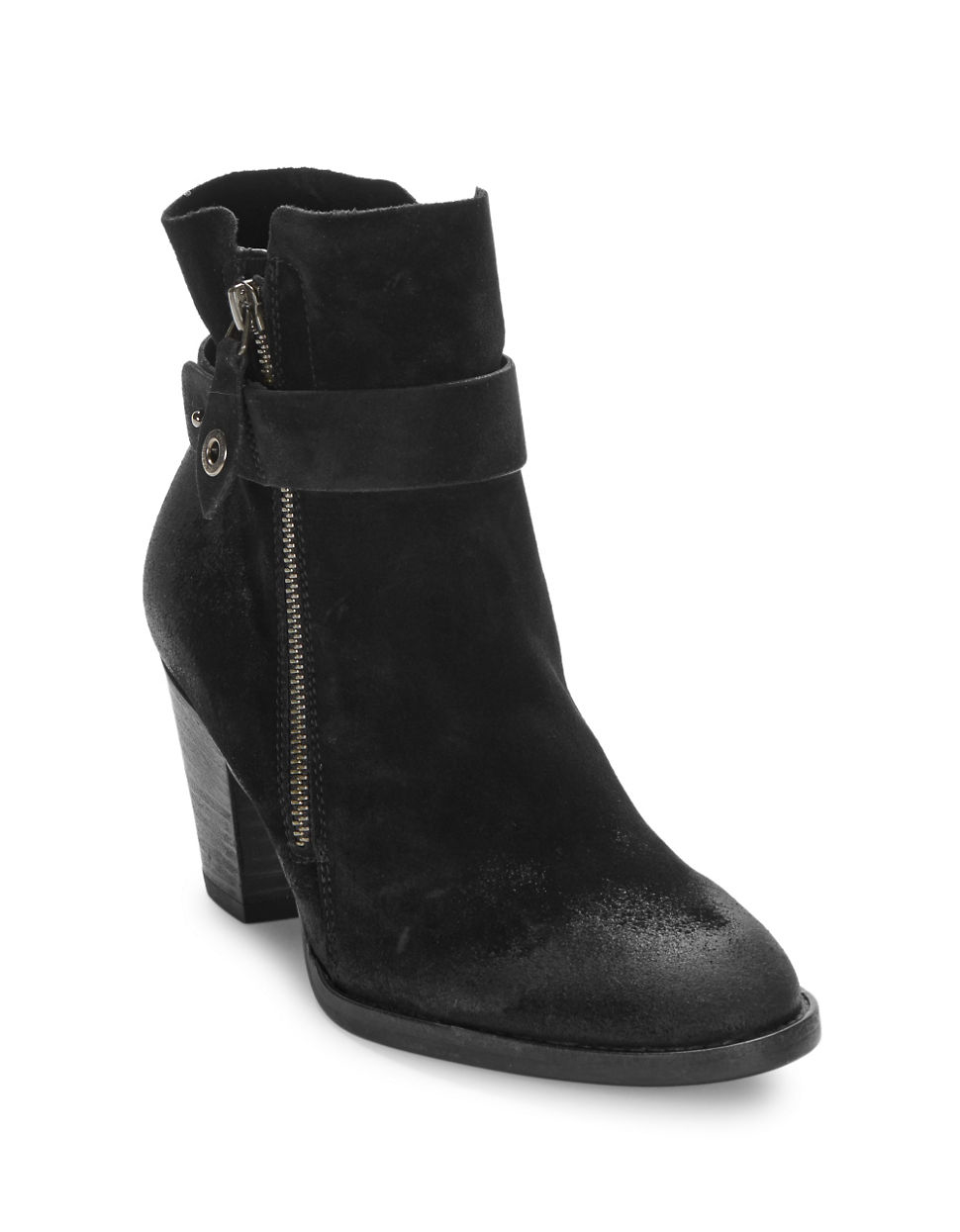 Paul Green Dallas Suede Ankle Boots in Black - Lyst