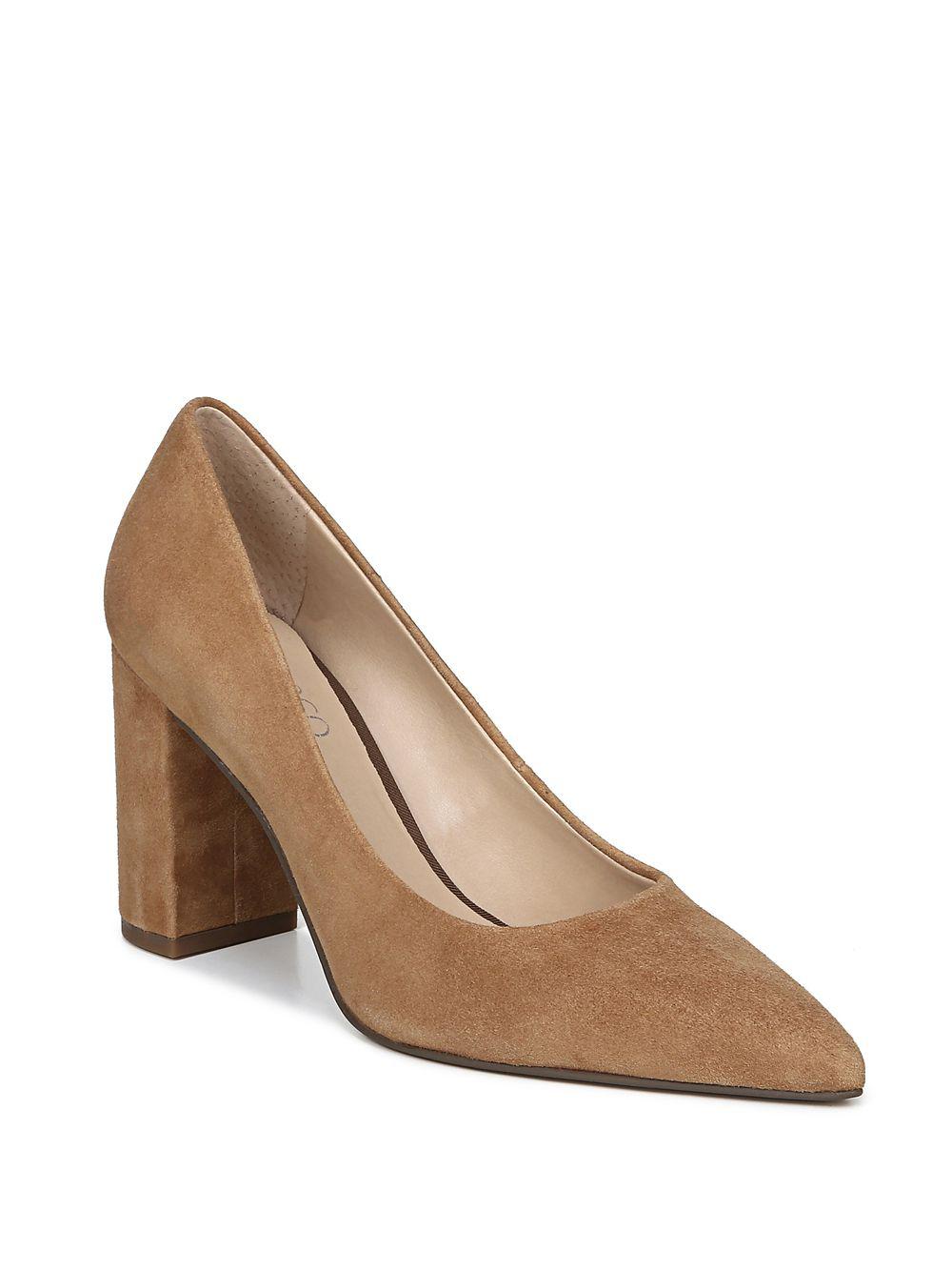 franco sarto block heel pump
