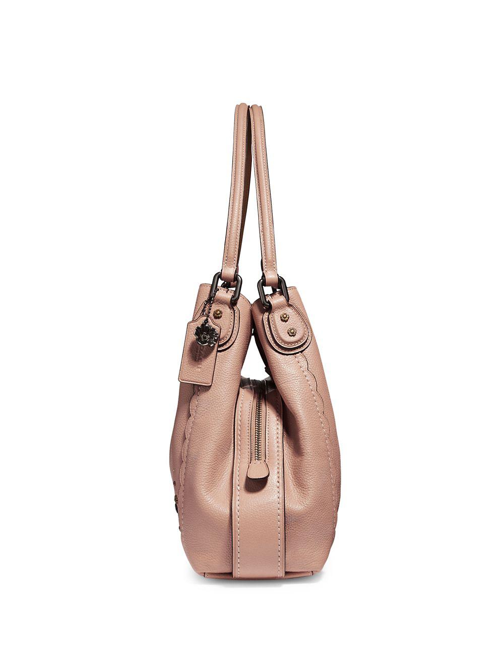 COACH Edie Shoulder Bag 31 With Prairie Rivets Detail in Brown - Lyst