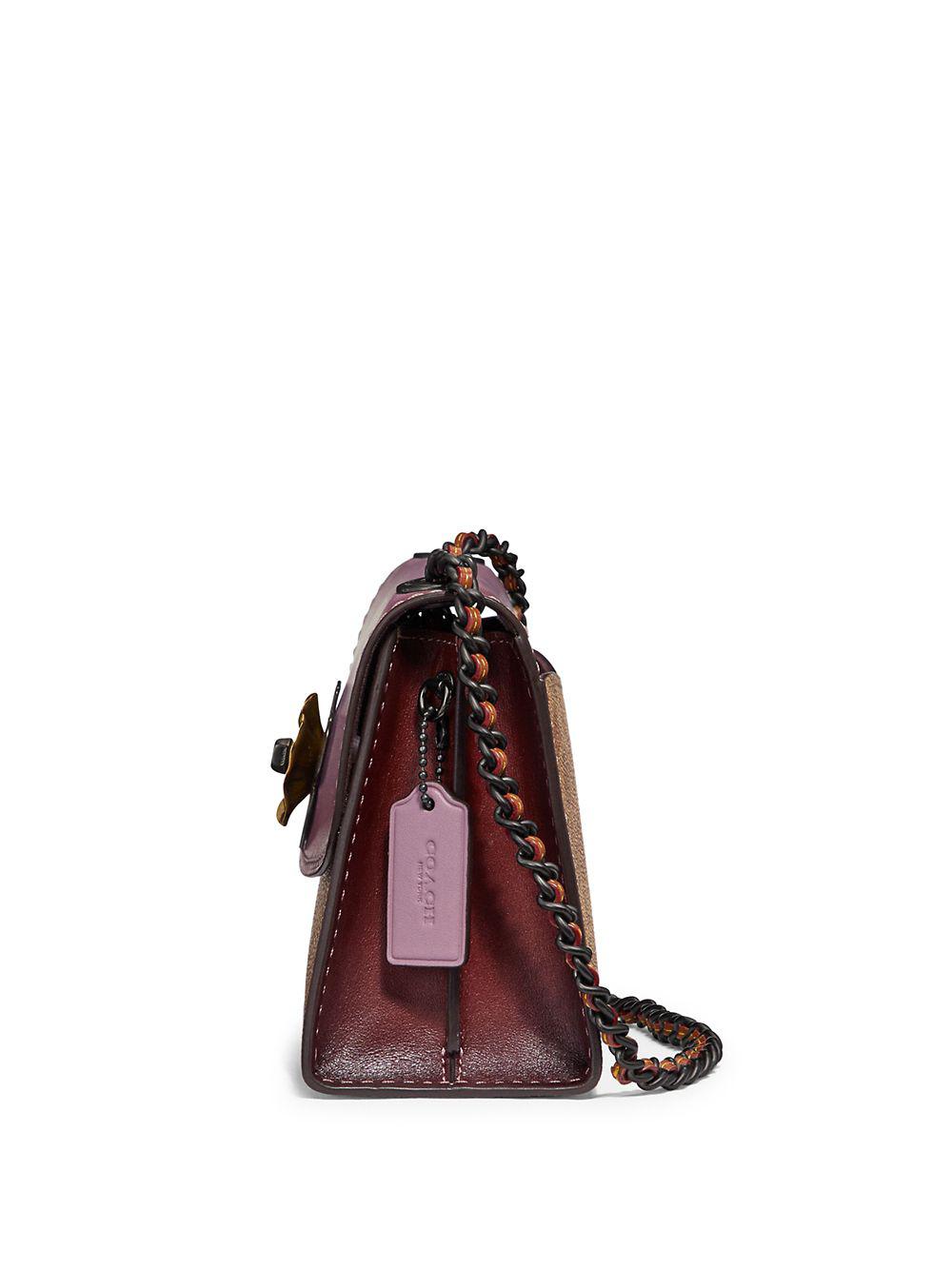 beat shoulder bolsa in signature canvas with souvenir patches