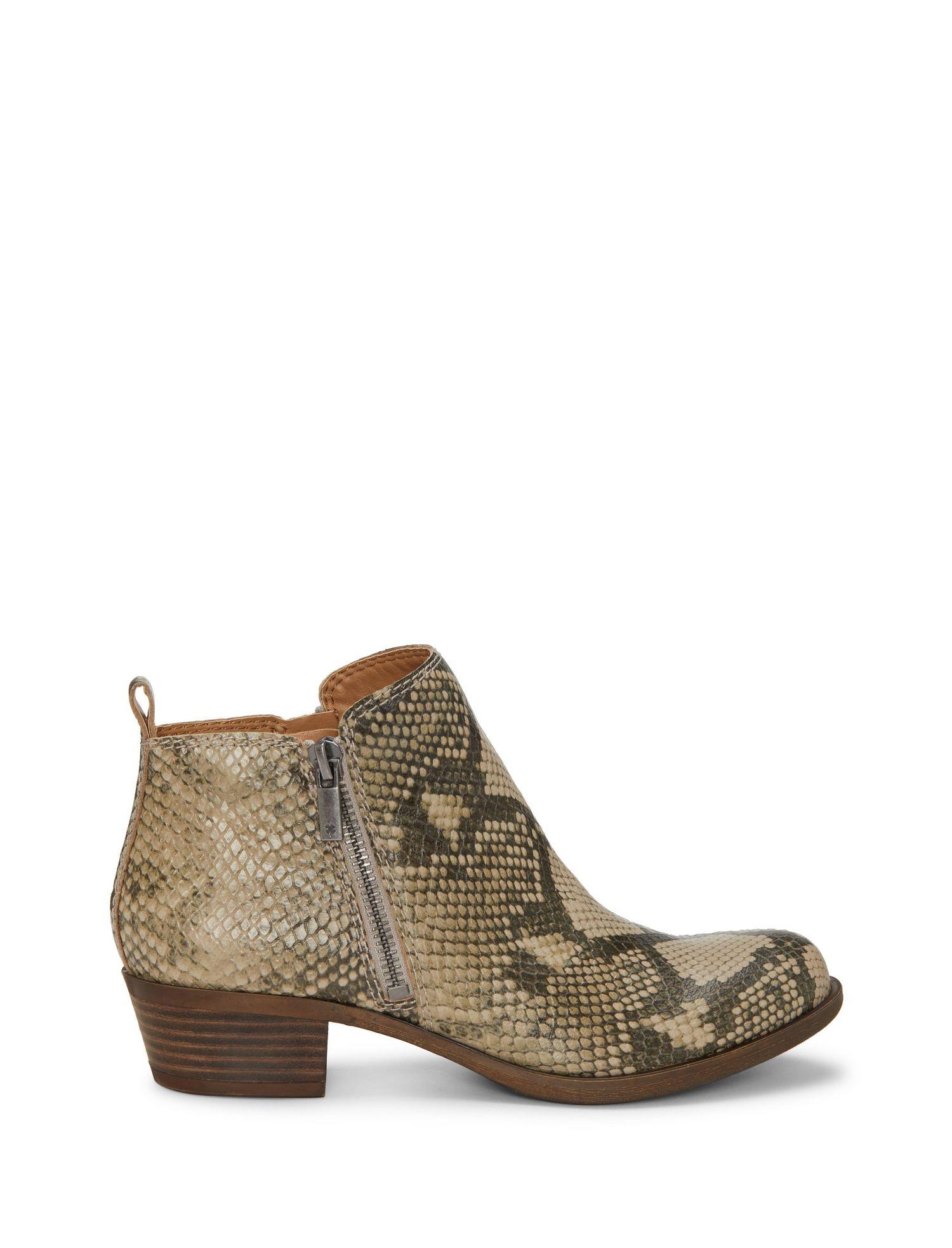 lucky brand basel bootie suede