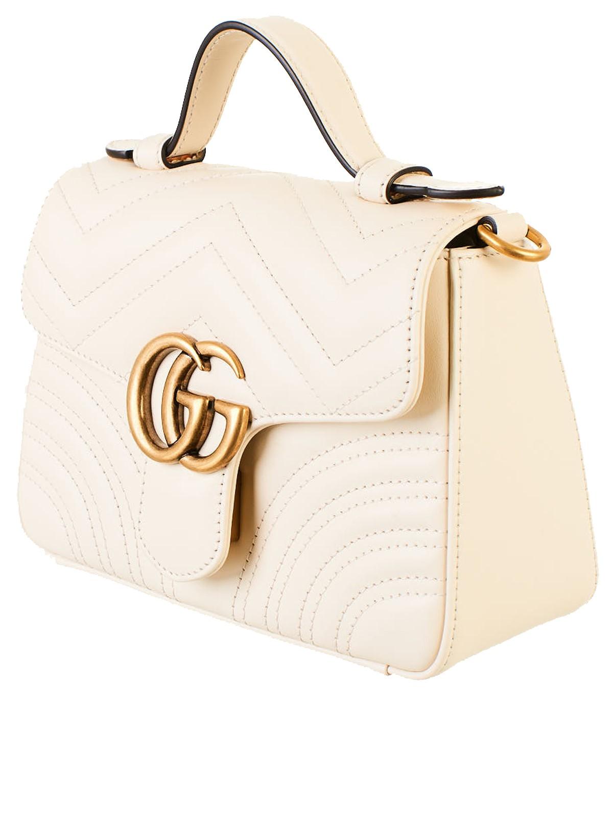 white gg marmont bag