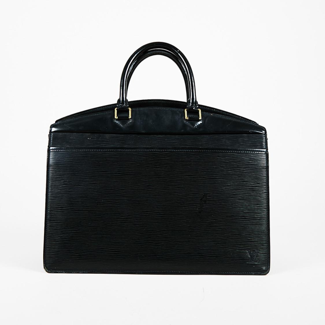 Lyst - Louis Vuitton Noir Epi Leather Riviera Bag in Black