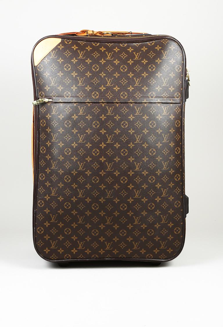 Louis Vuitton &quot;pegase 65&quot; Monogram Coated Canvas Suitcase in Brown - Lyst