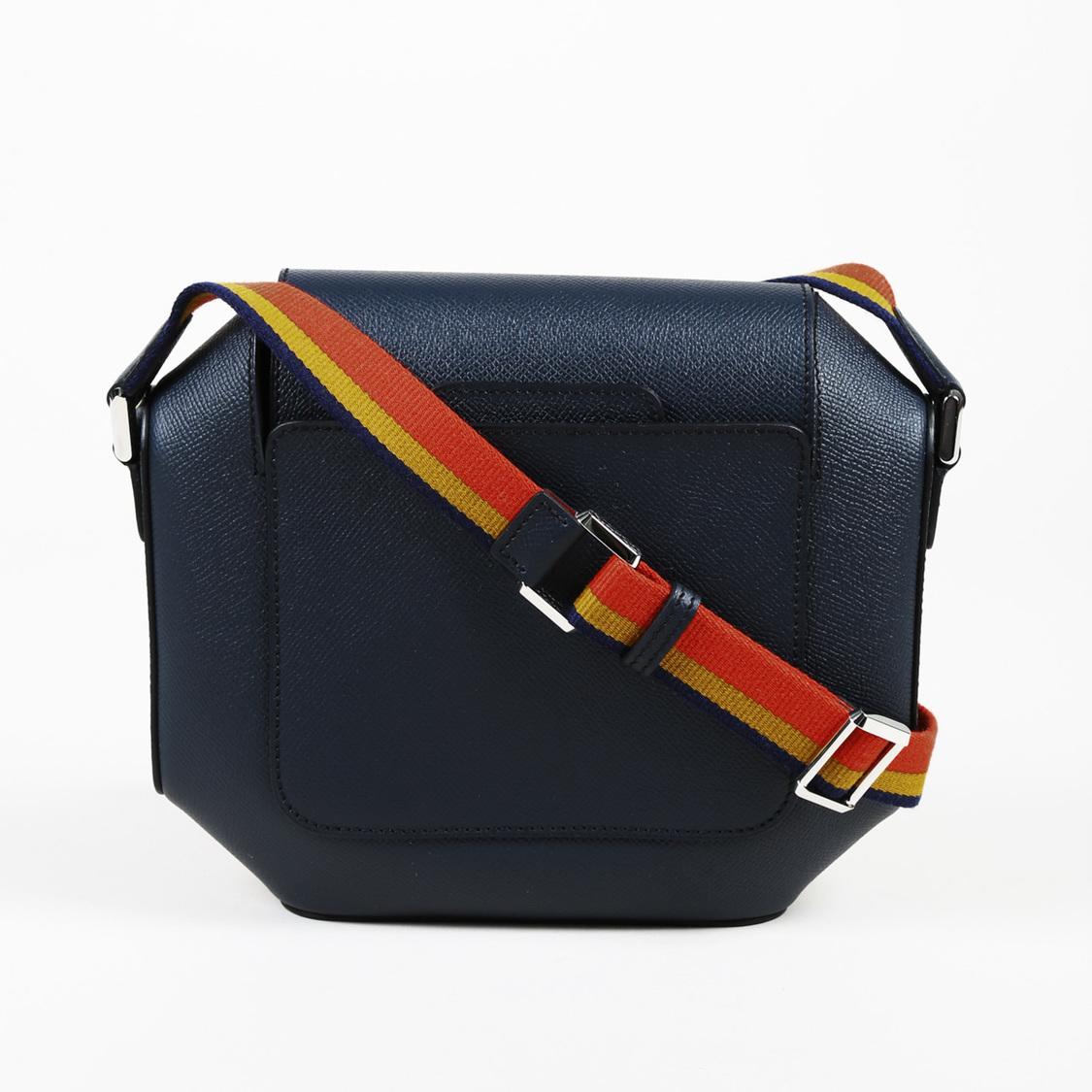 Hermès Octogone 23 Epsom Leather Crossbody Bag in Blue - Lyst