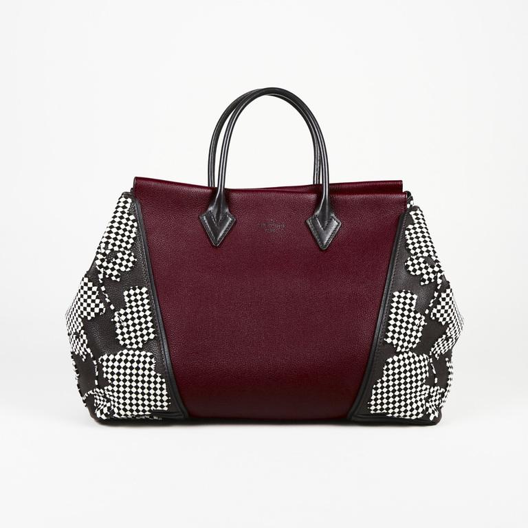 Lyst - Louis Vuitton Special Edition Prunille Velvet Cachemire Leather &quot;w Gm&quot; Tote Bag in Red