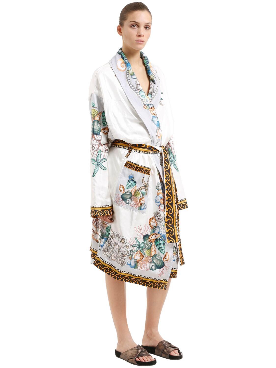 versace rainbow robe