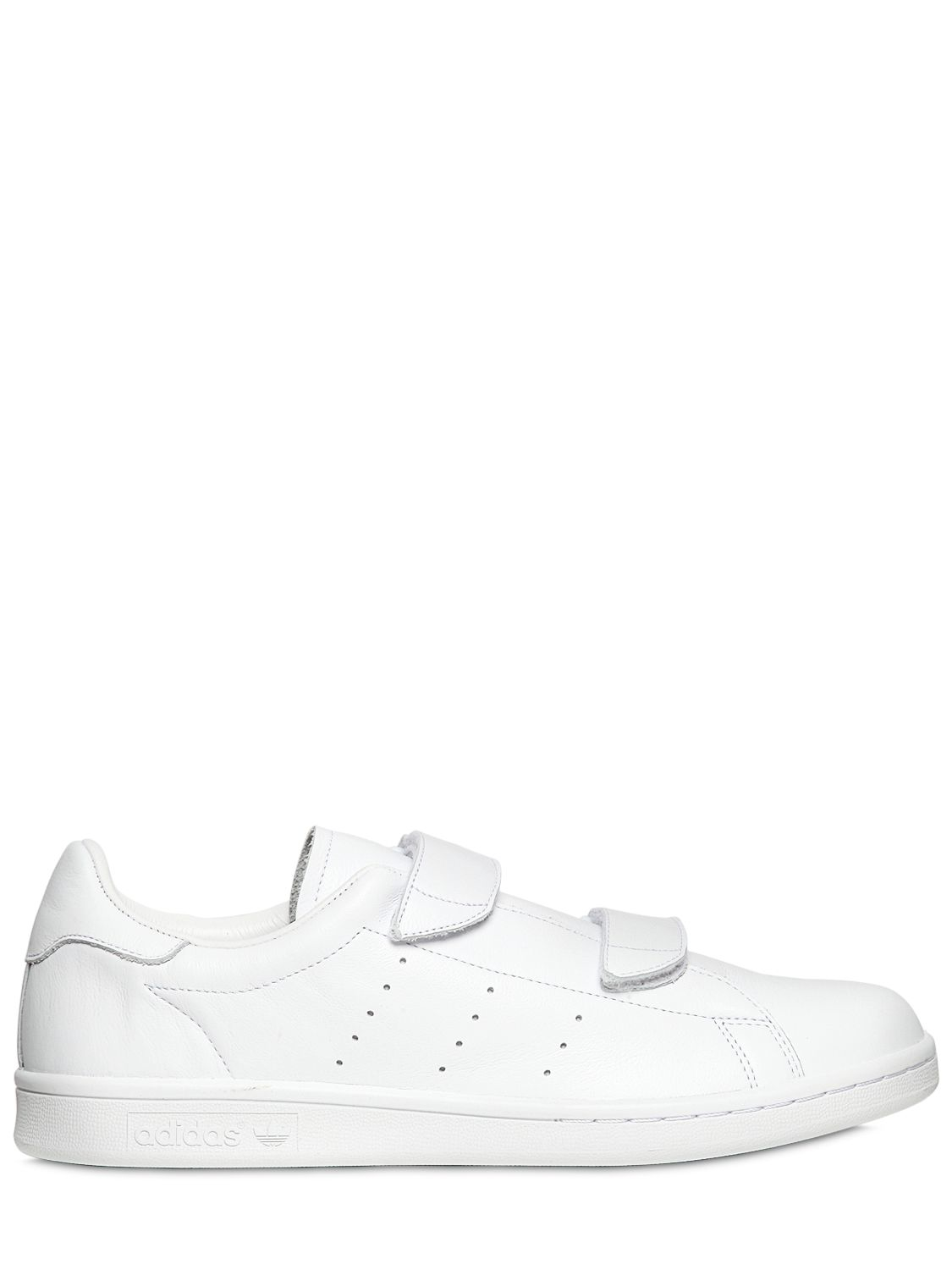 Lyst - adidas Originals Hyke Velcro Leather Sneakers in White for Men