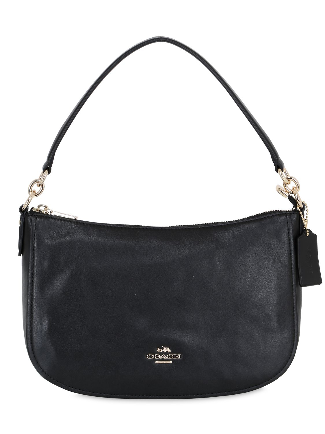 Coach Chelsea Smooth Leather Shoulder Bag in Multicolor (BLACK) | Lyst