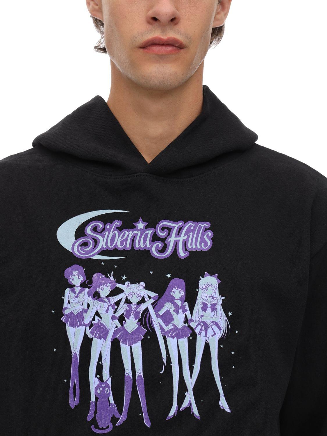 Sailor moon black hoodie Clearance