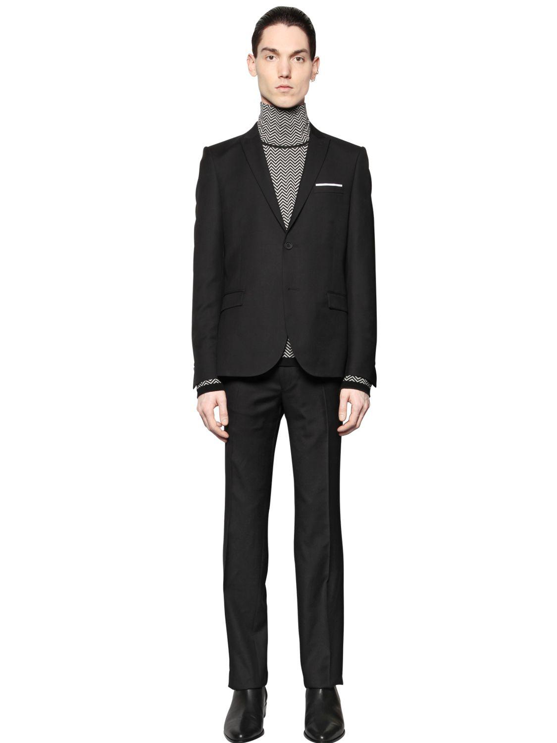 Lyst The Kooples Cool Wool Jacket in Black for Men