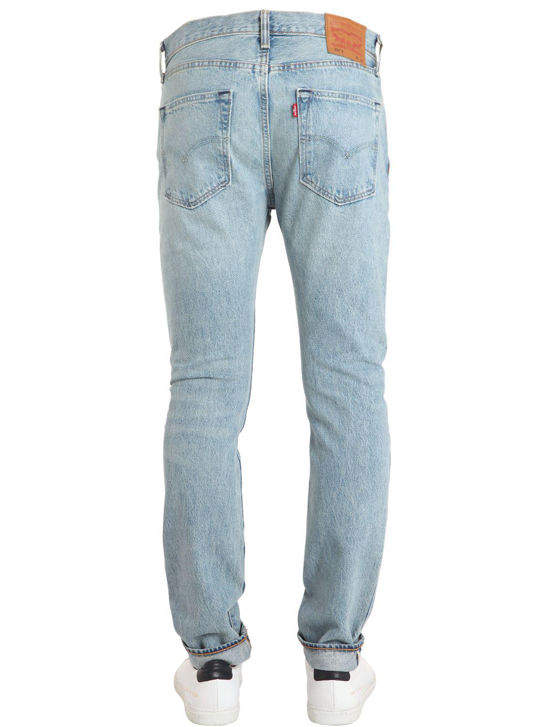Lyst - Levi'S 501 Skinny Stretch Denim Jeans in Blue for Men