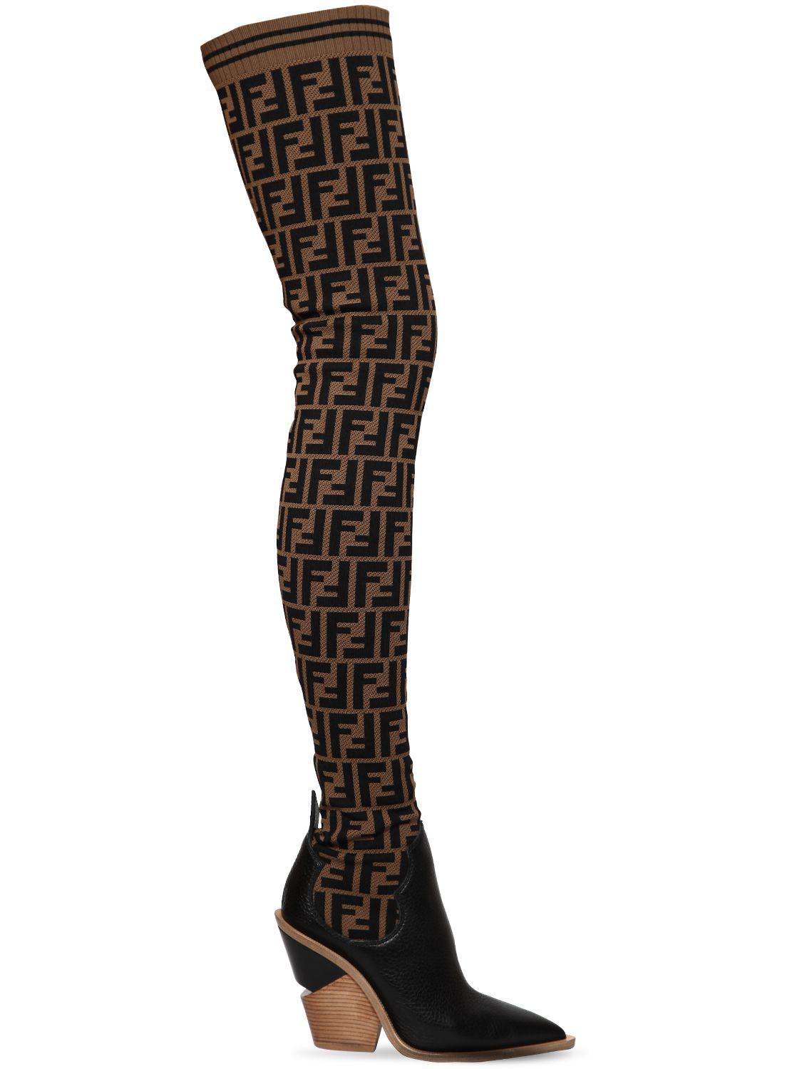 fendi thigh boots