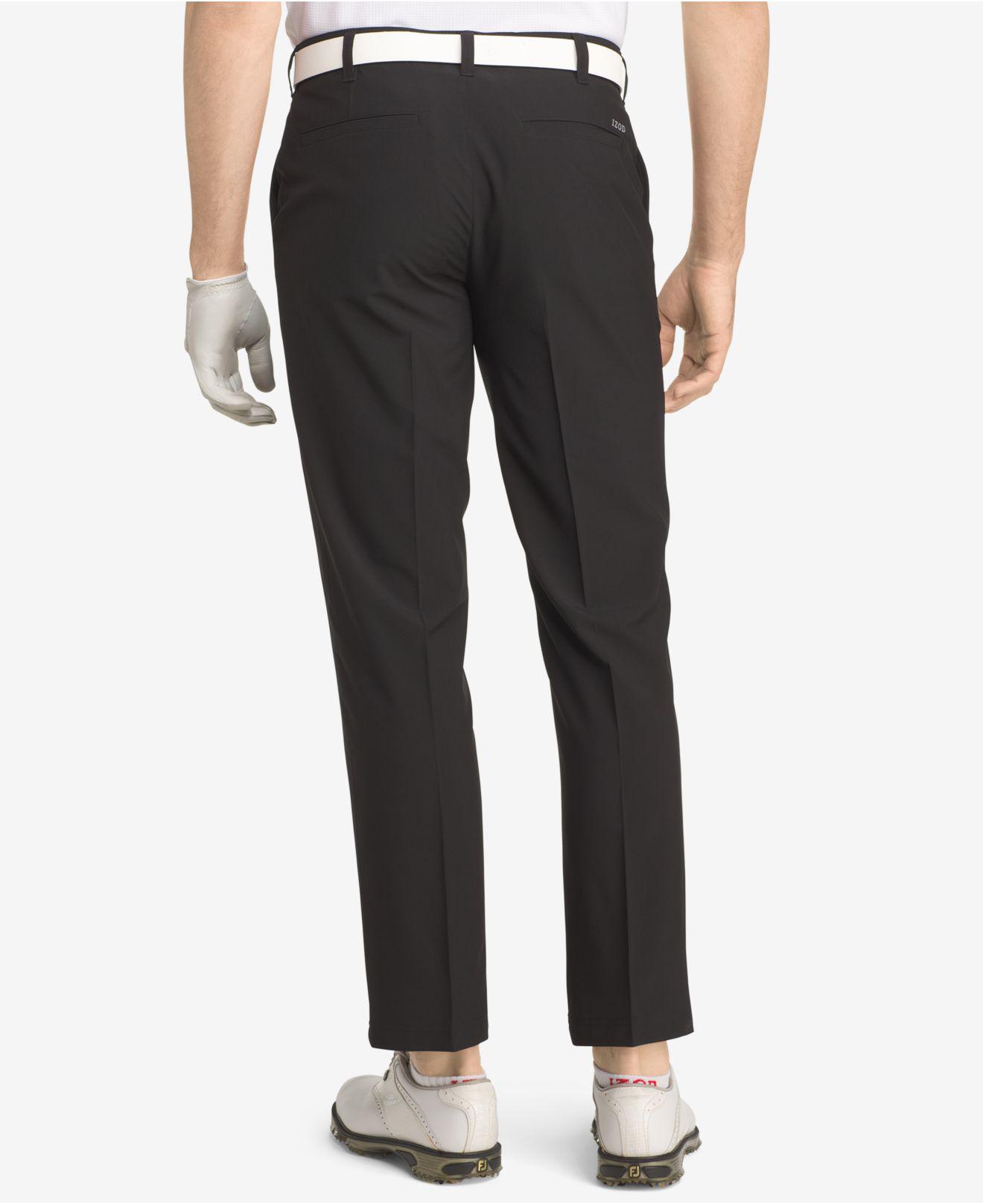 izod men's golf swing flex slim fit pant