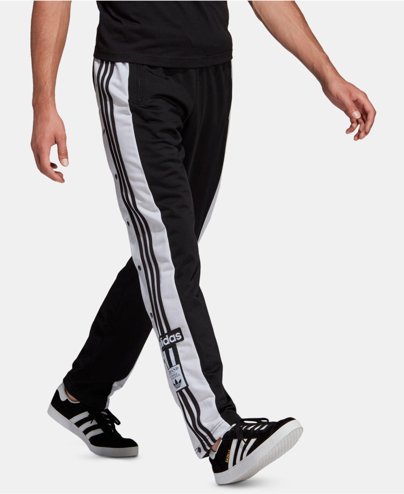 adidas Originals Adicolor Snap Pants in Black for Men Lyst adidas Originals Adicolor Snap Pants in Black for Men Lyst
