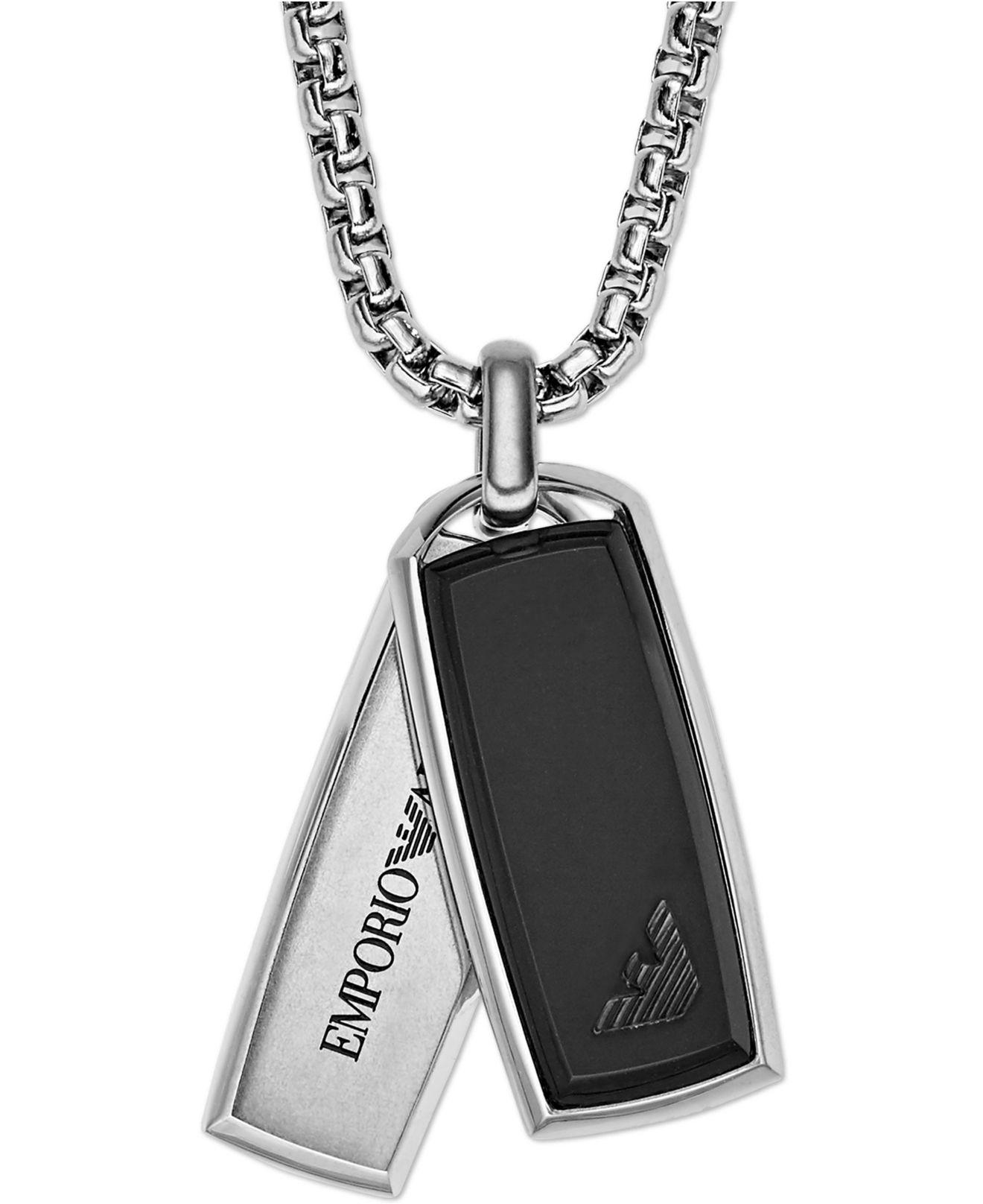 necklace emporio armani