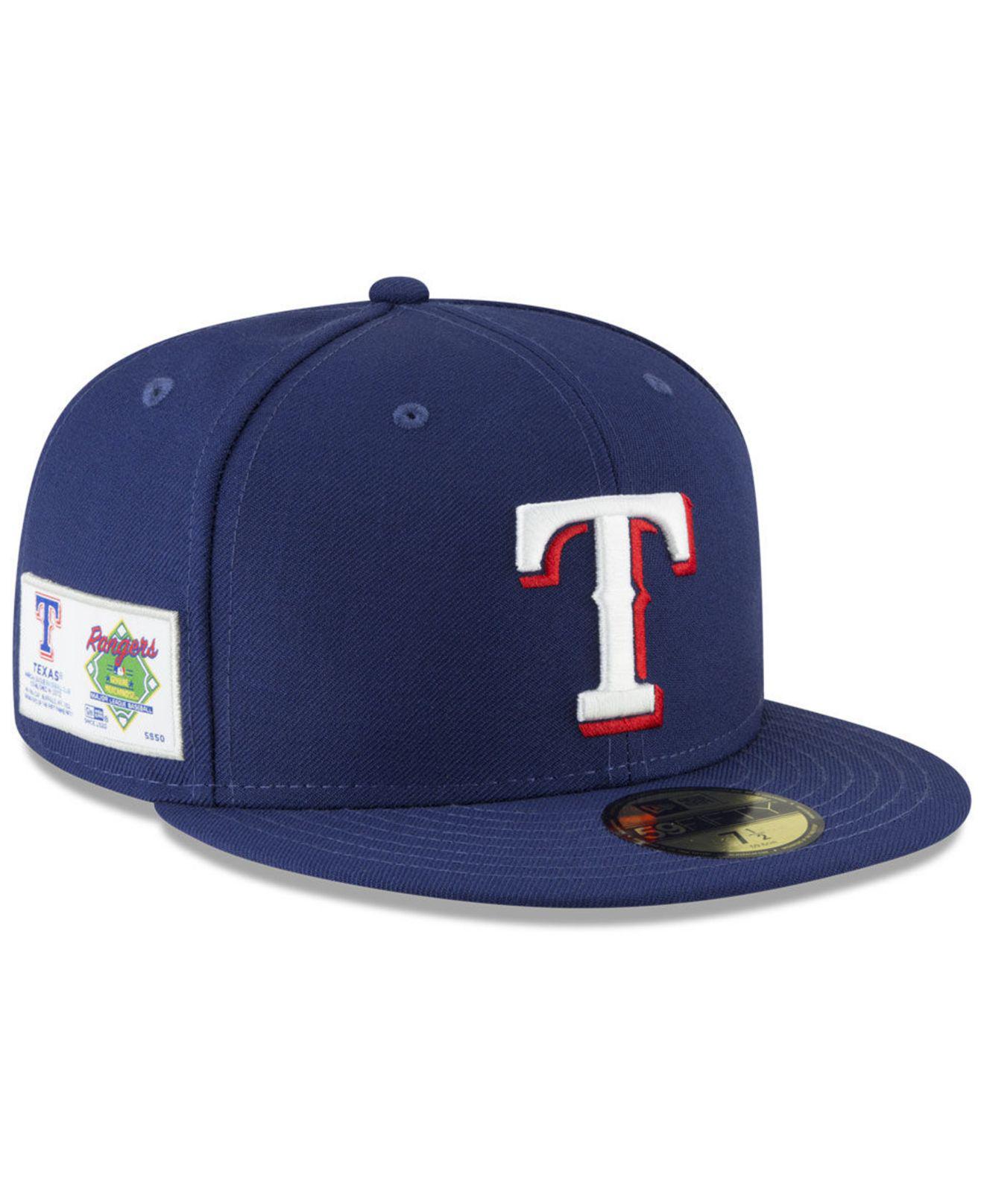 KTZ Texas Rangers Jersey Custom 59fifty Fitted Cap in Blue for Men - Lyst