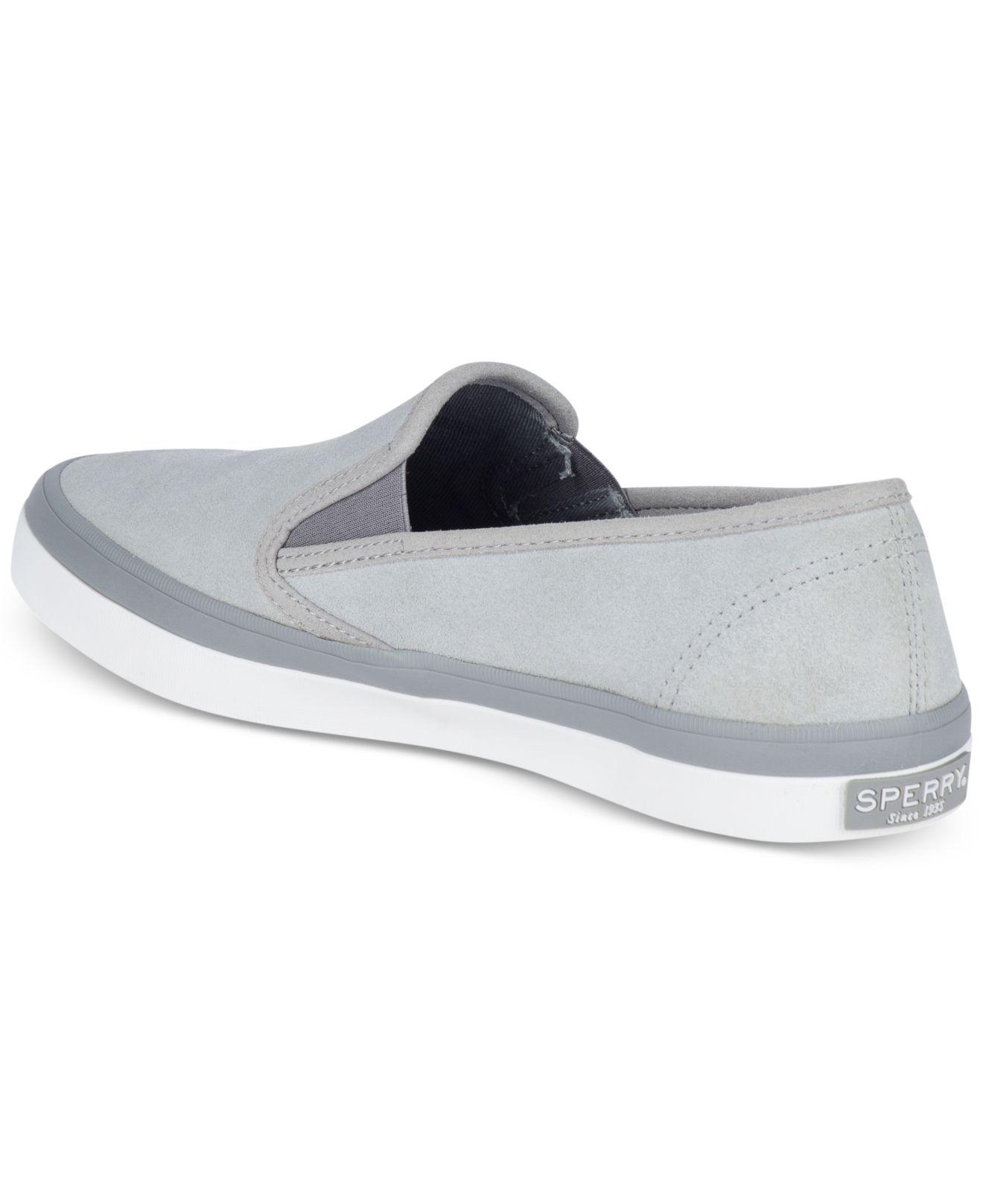 sperry slip on sneakers womens