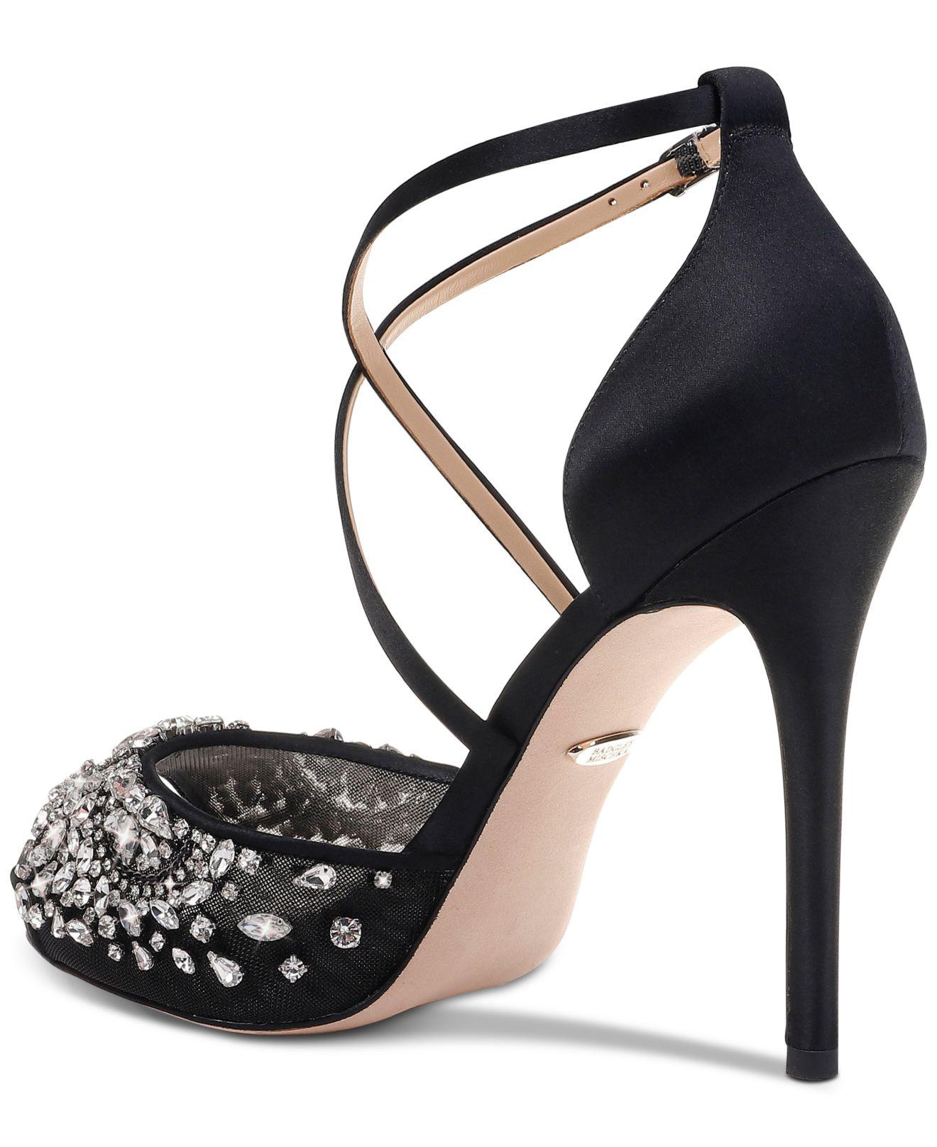 badgley mischka lyzbeth evening shoes