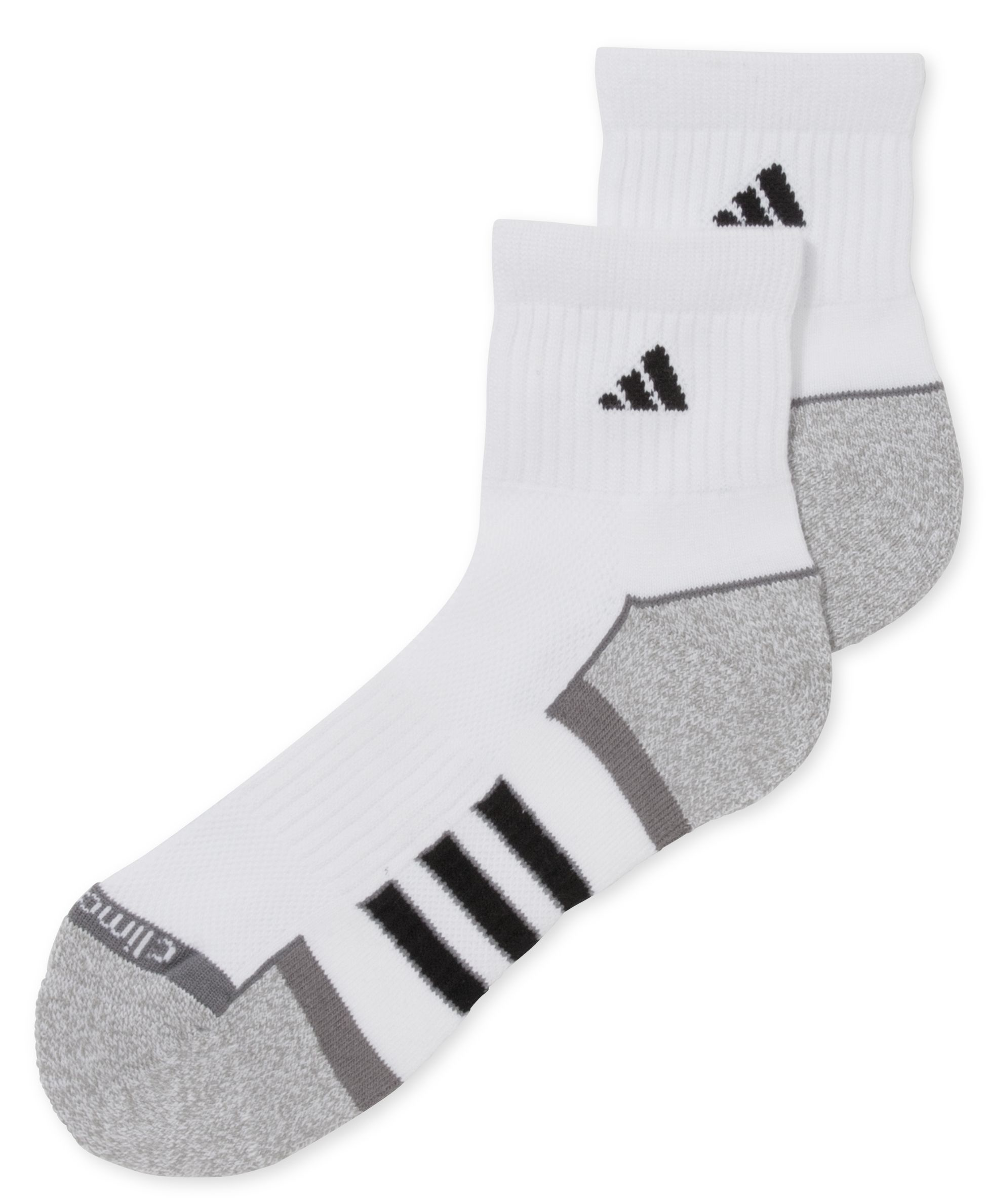 Adidas originals Men's Climalite Ii Quarter-length Socks 2-pack in ...