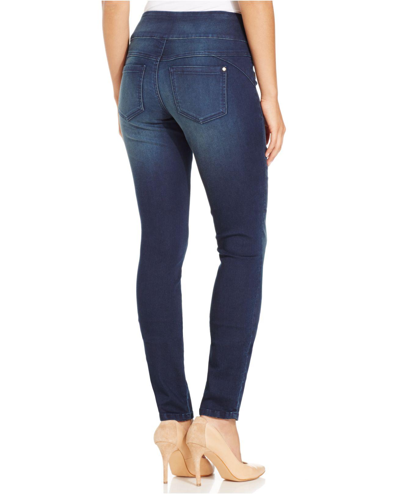 Lyst - Style & Co. Petite Jeans, Curvy-fit Pull-on Jeggings, Galaxy ...