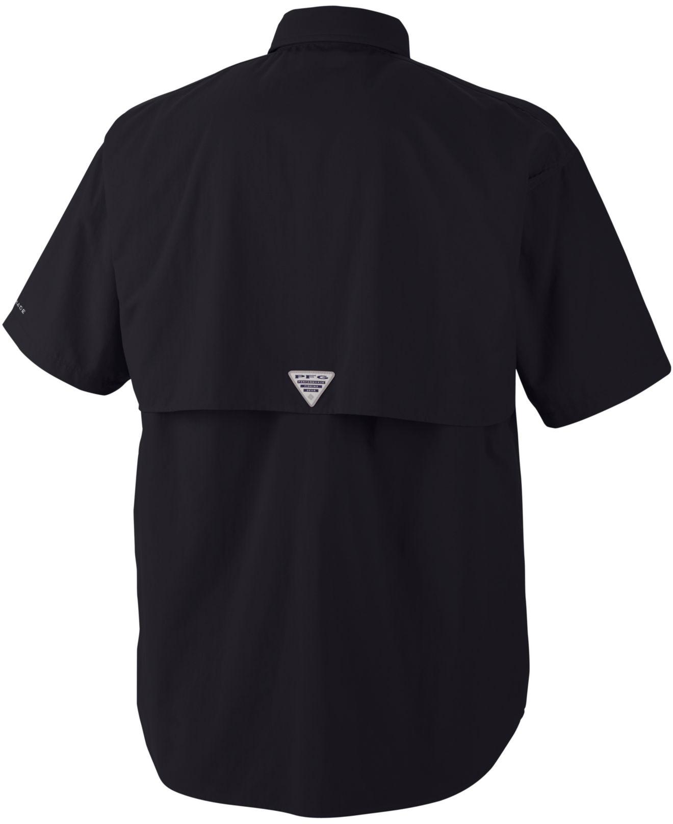 Columbia Big And Tall Pfg Bahama Ii Short-sleeve Shirt in Black for Men ...