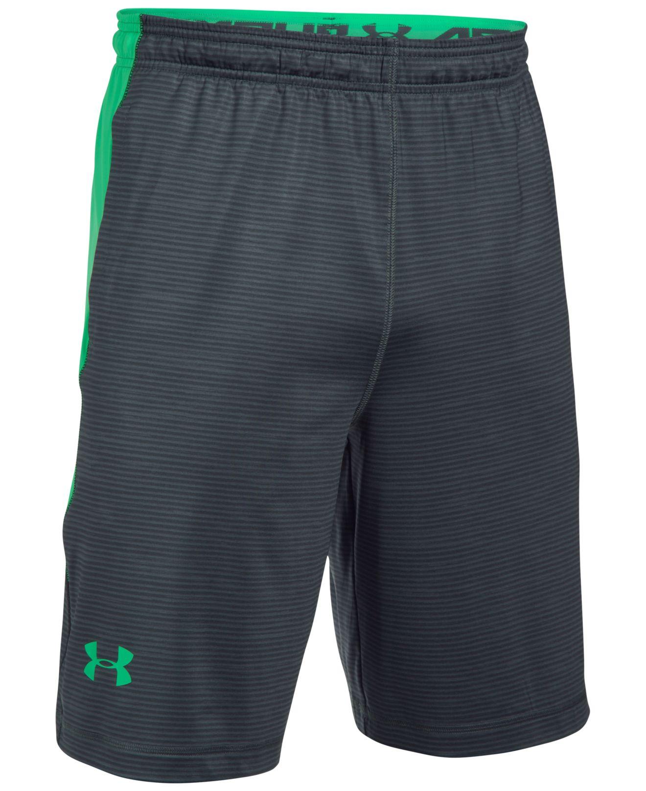 men's under armour fitted heatgear shorts