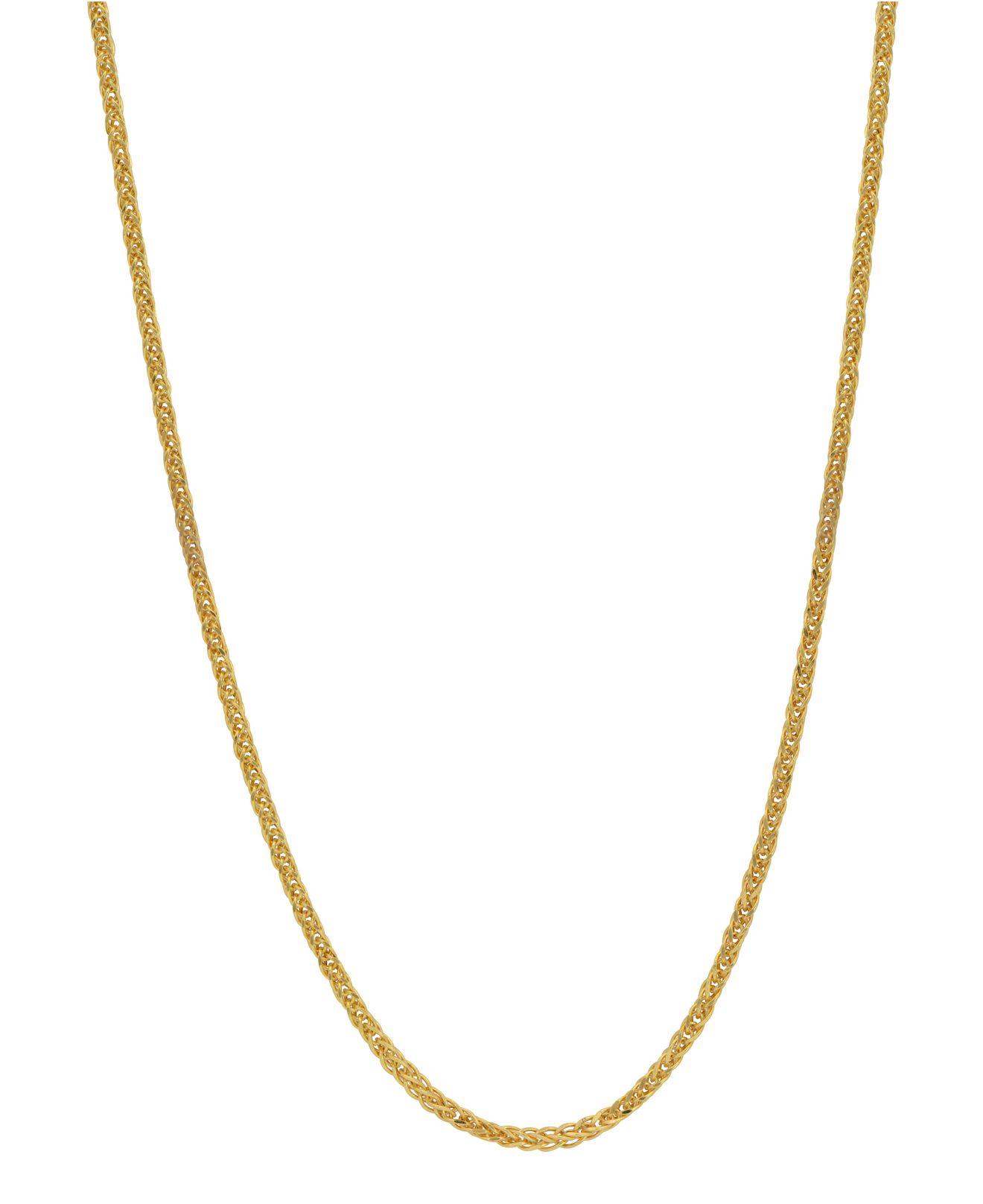 Lyst Macy's Wheat Link 18" Chain Necklace (1.3mm) In 18k Gold in Yellow