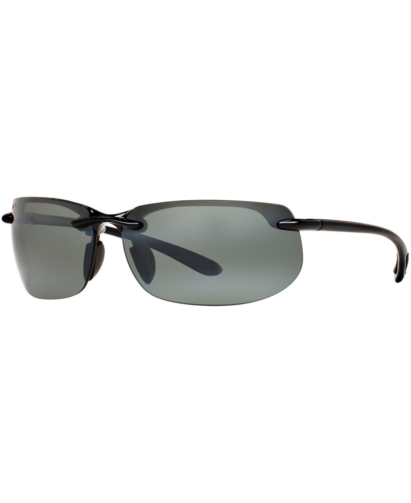 Lyst - Maui Jim Sunglasses, 412 Banyans in Black