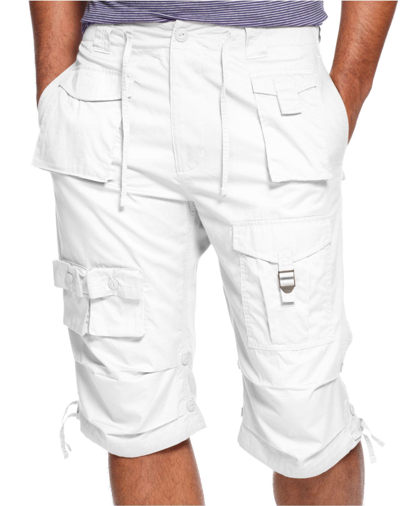Lyst Sean John Shorts Classic Flight Cargo Shorts In White For Men Save 50 72463768115942