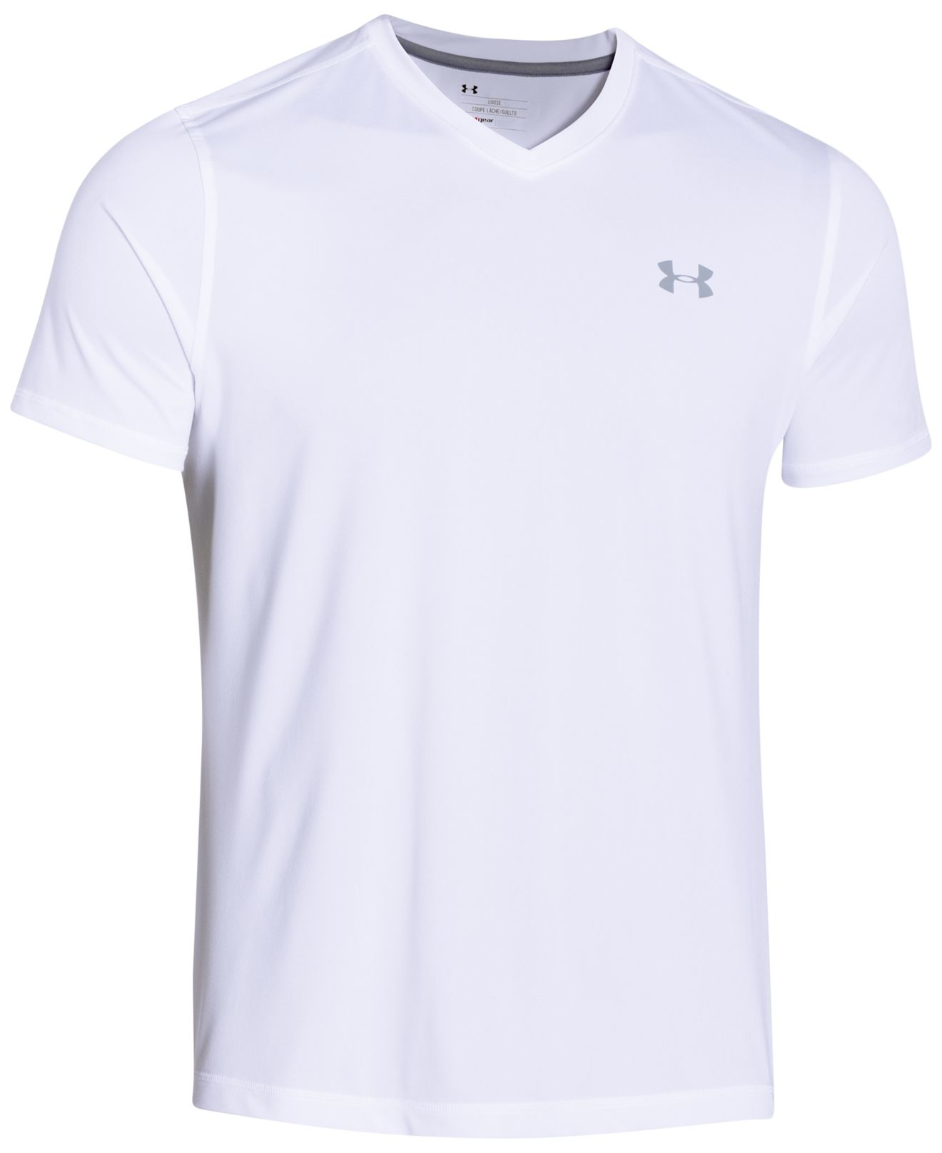 Lyst Under Armour Solid Heatgear T Shirt In White For Men 4806