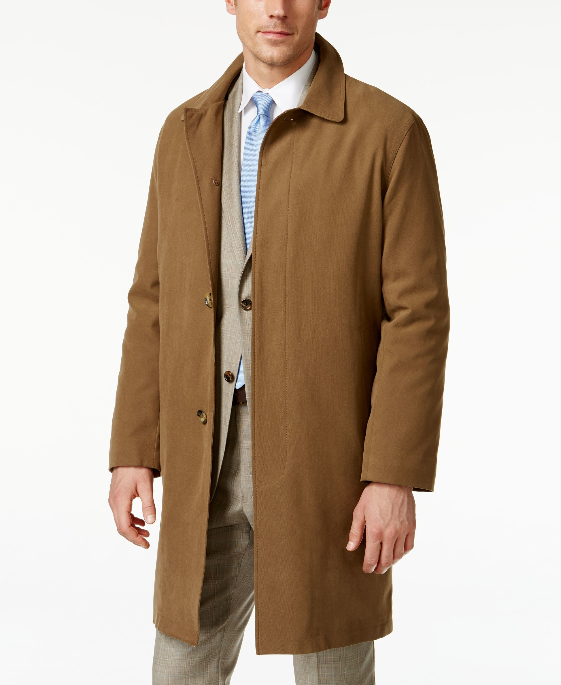 Lyst - London Fog Coat Durham Raincoat in Natural for Men