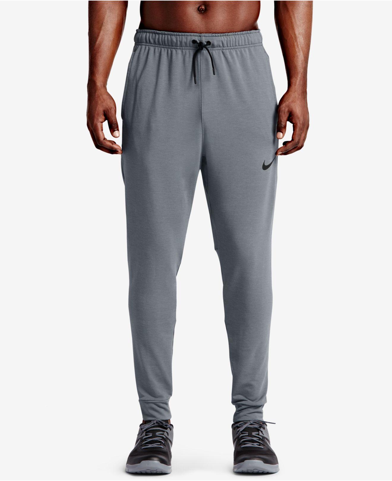 Lyst - Nike Dri-fit Fleece Pants in Gray for Men