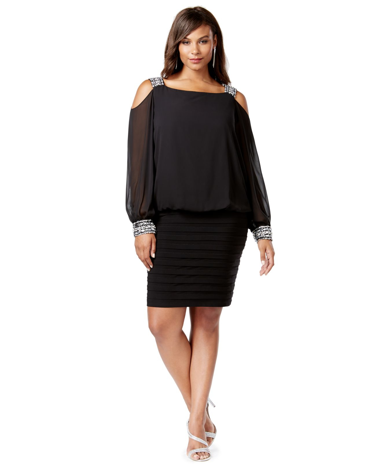 Betsy and Adam Plus Size Evening Dresses