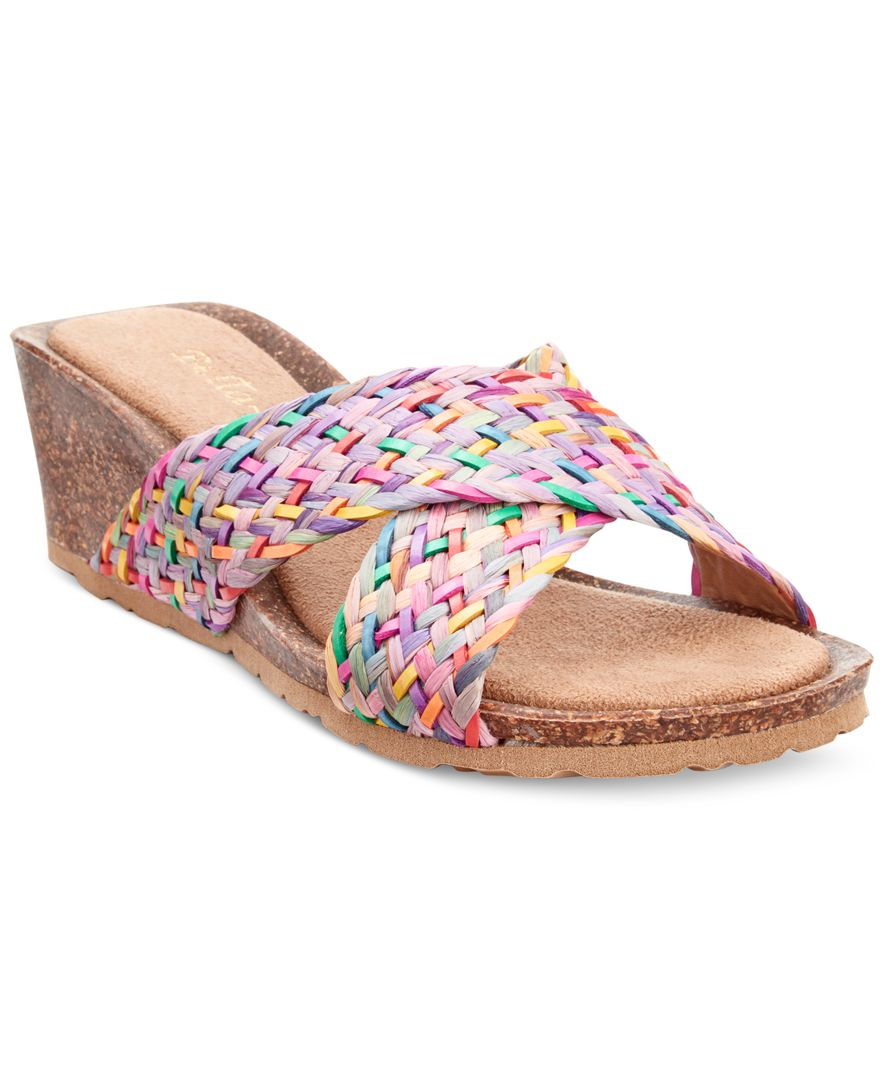 bella vita pavia wedge sandals lyst bella vita pavia wedge sandals lyst
