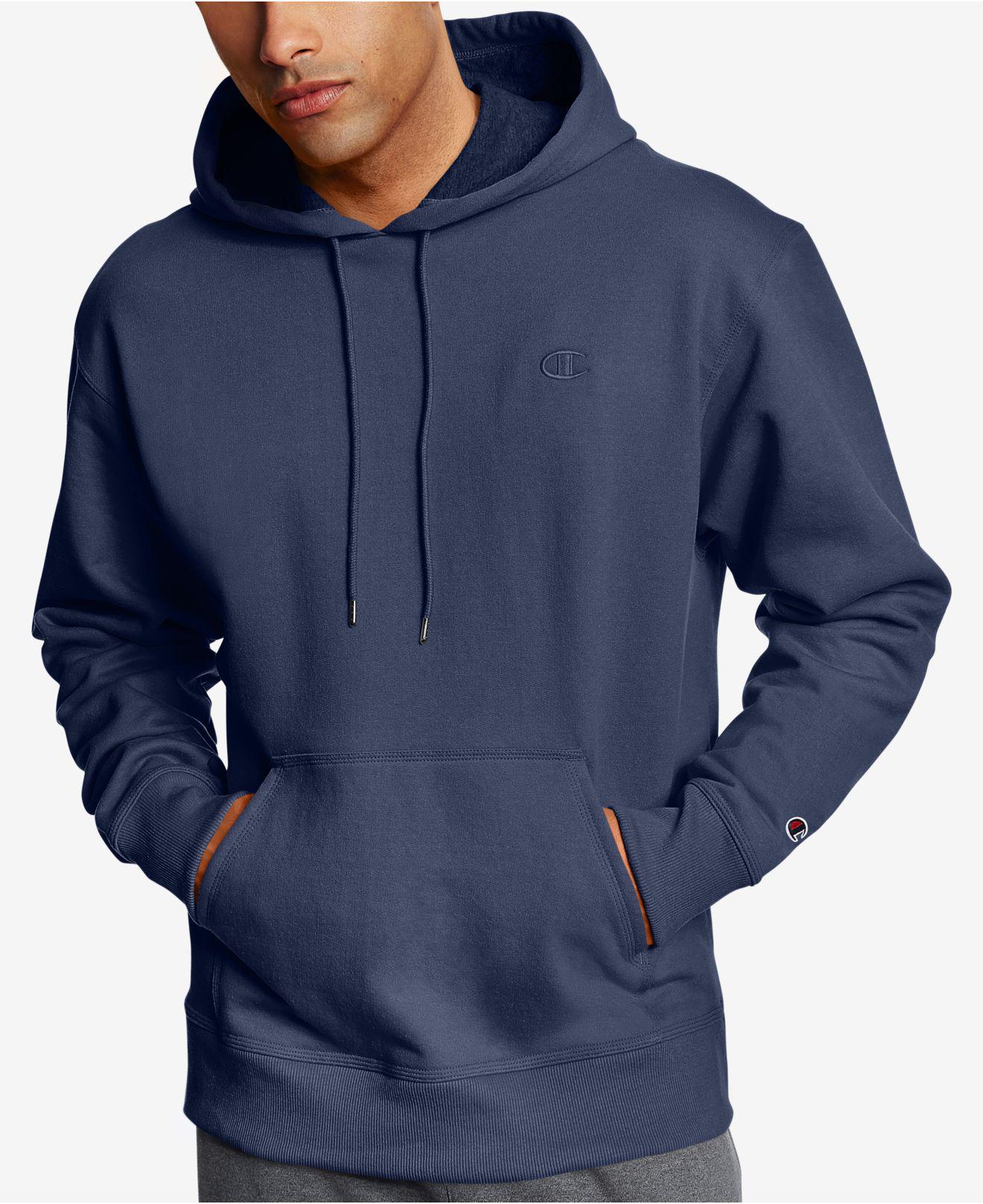 champion men's powerblend fleece pullover sweatshirt